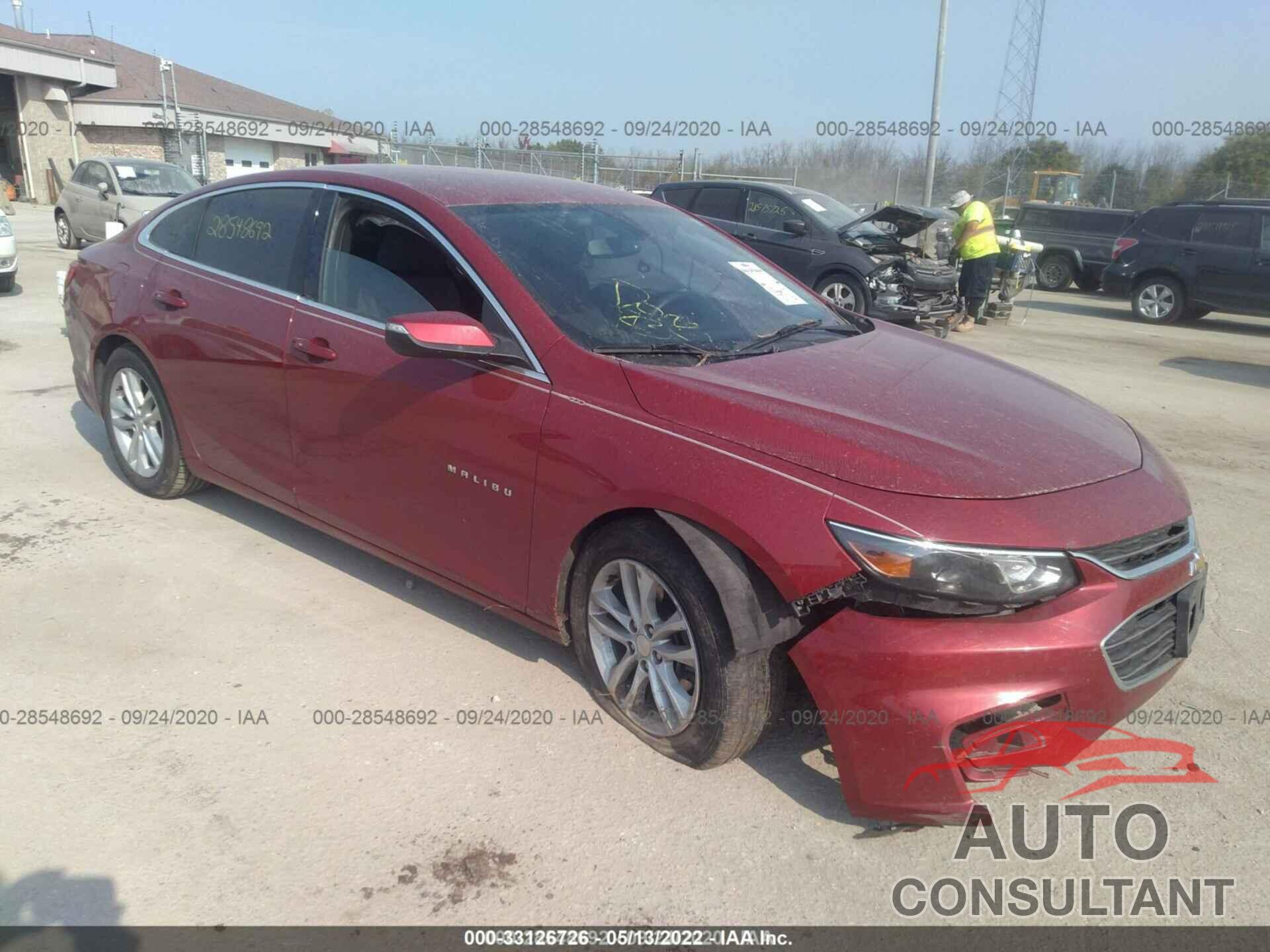 CHEVROLET MALIBU 2016 - 1G1ZE5STXGF238113