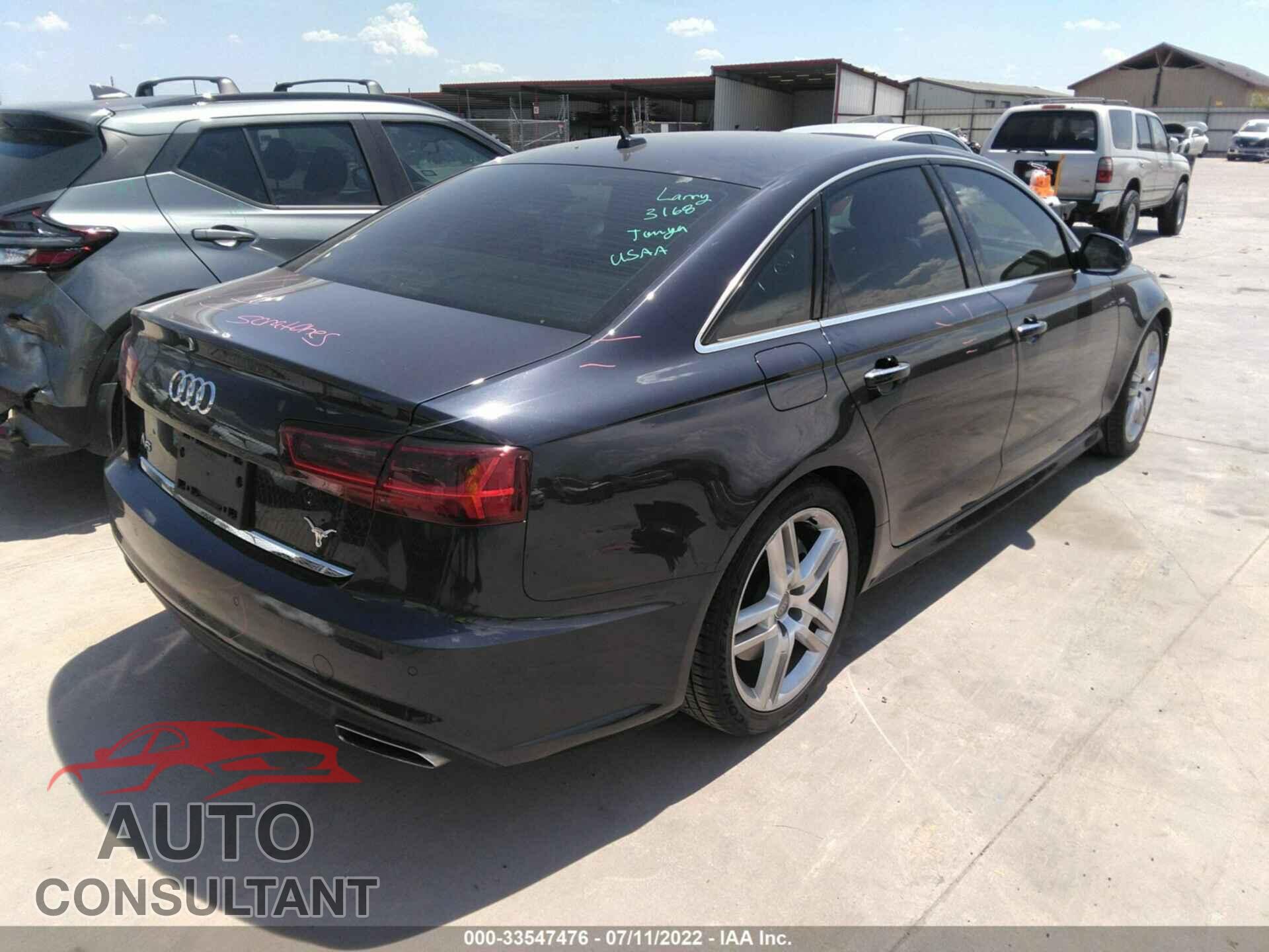 AUDI A6 2017 - WAUC8AFC4HN055091