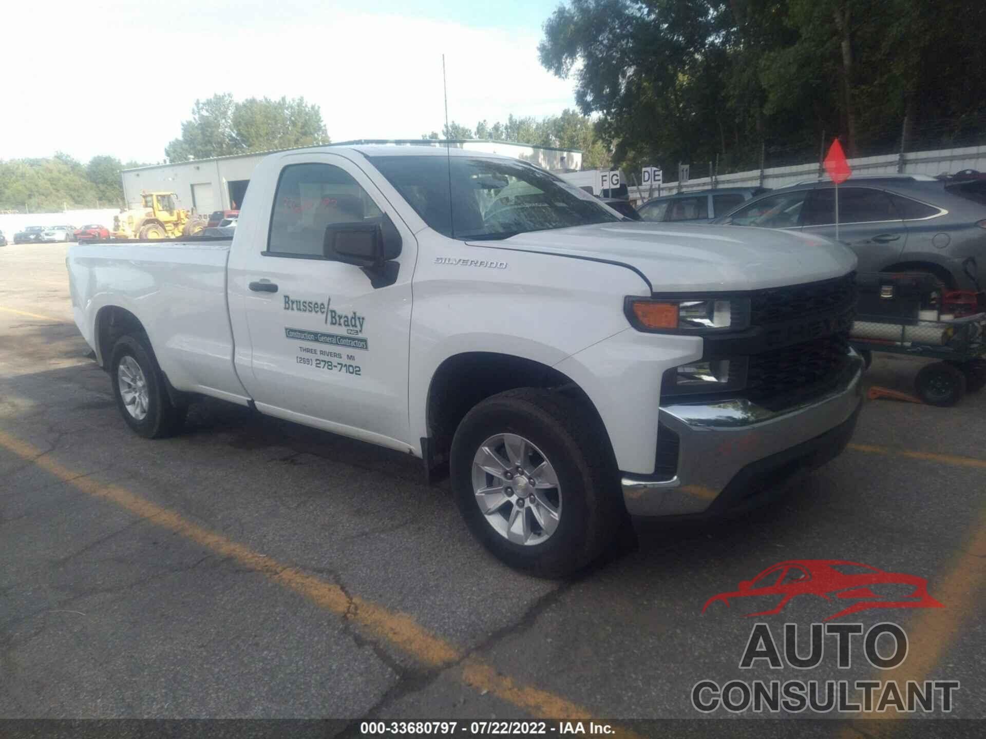 CHEVROLET SILVERADO 1500 2019 - 3GCNWAEH0KG281949