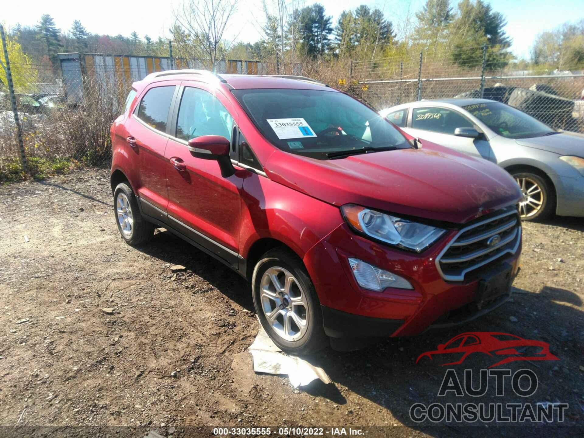 FORD ECOSPORT 2018 - MAJ6P1UL3JC212607