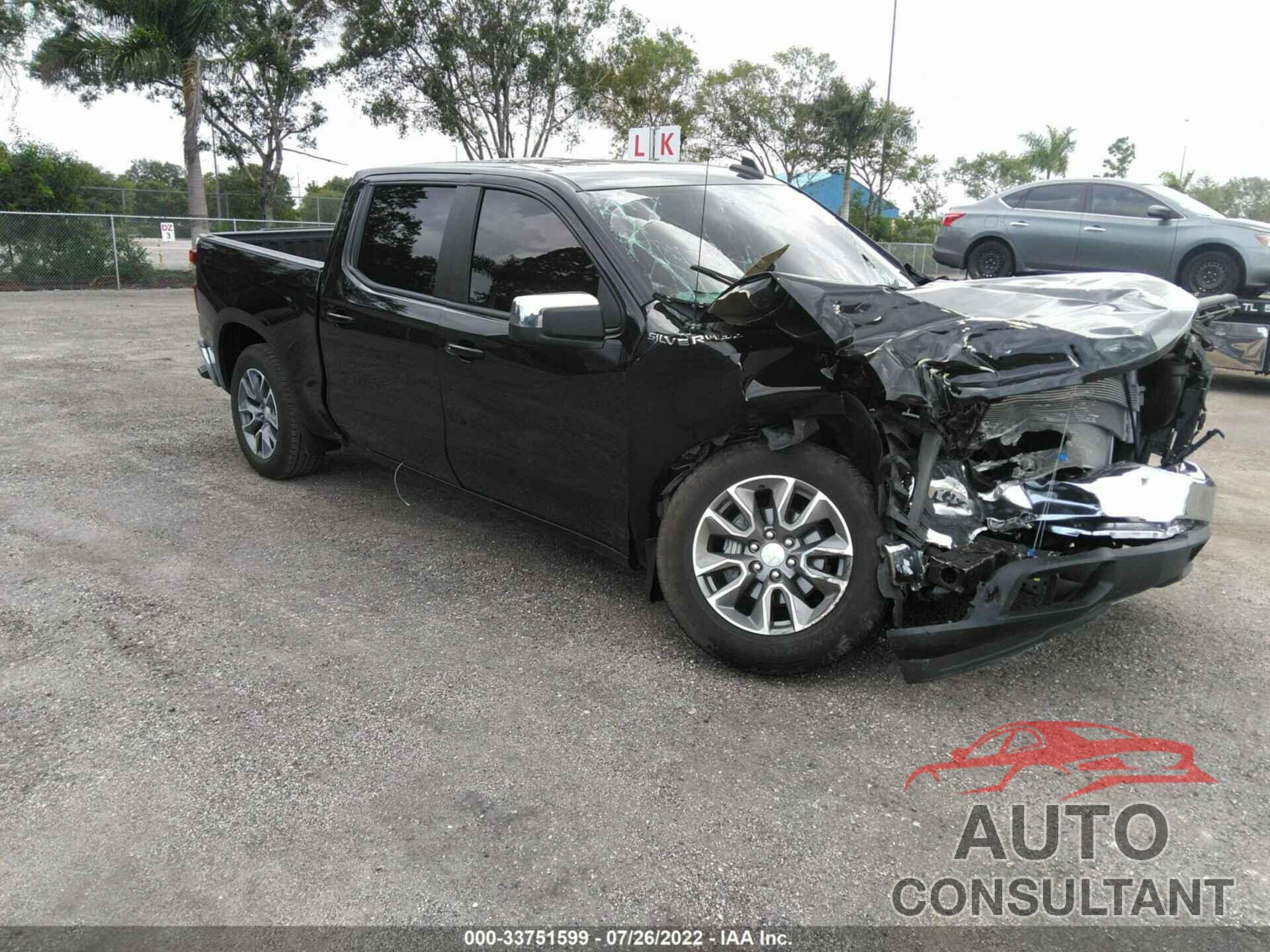 CHEVROLET SILVERADO 1500 2021 - 1GCPWCED4MZ180238