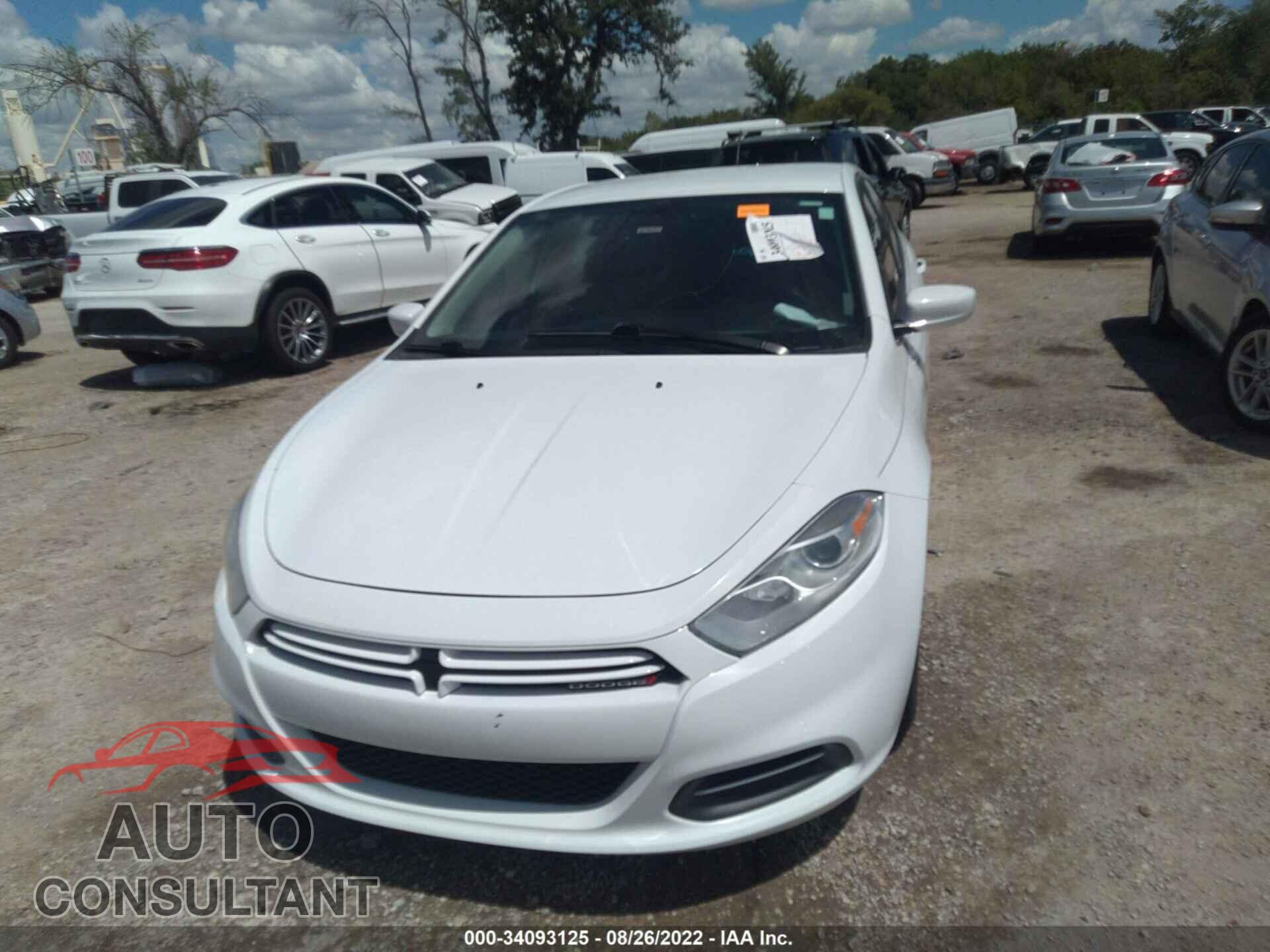 DODGE DART 2016 - 1C3CDFAA0GD624304