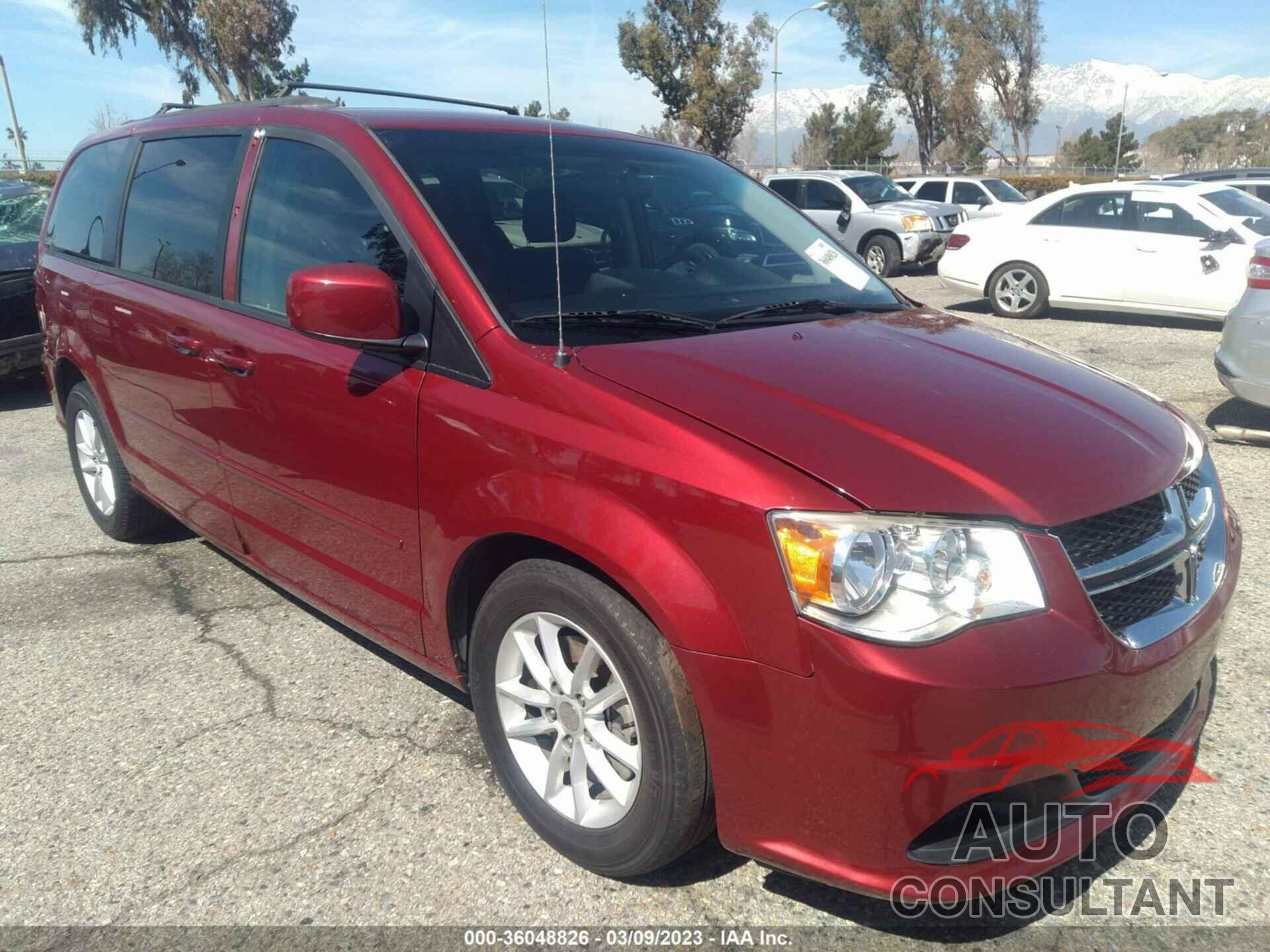 DODGE GRAND CARAVAN 2016 - 2C4RDGCGXGR217360