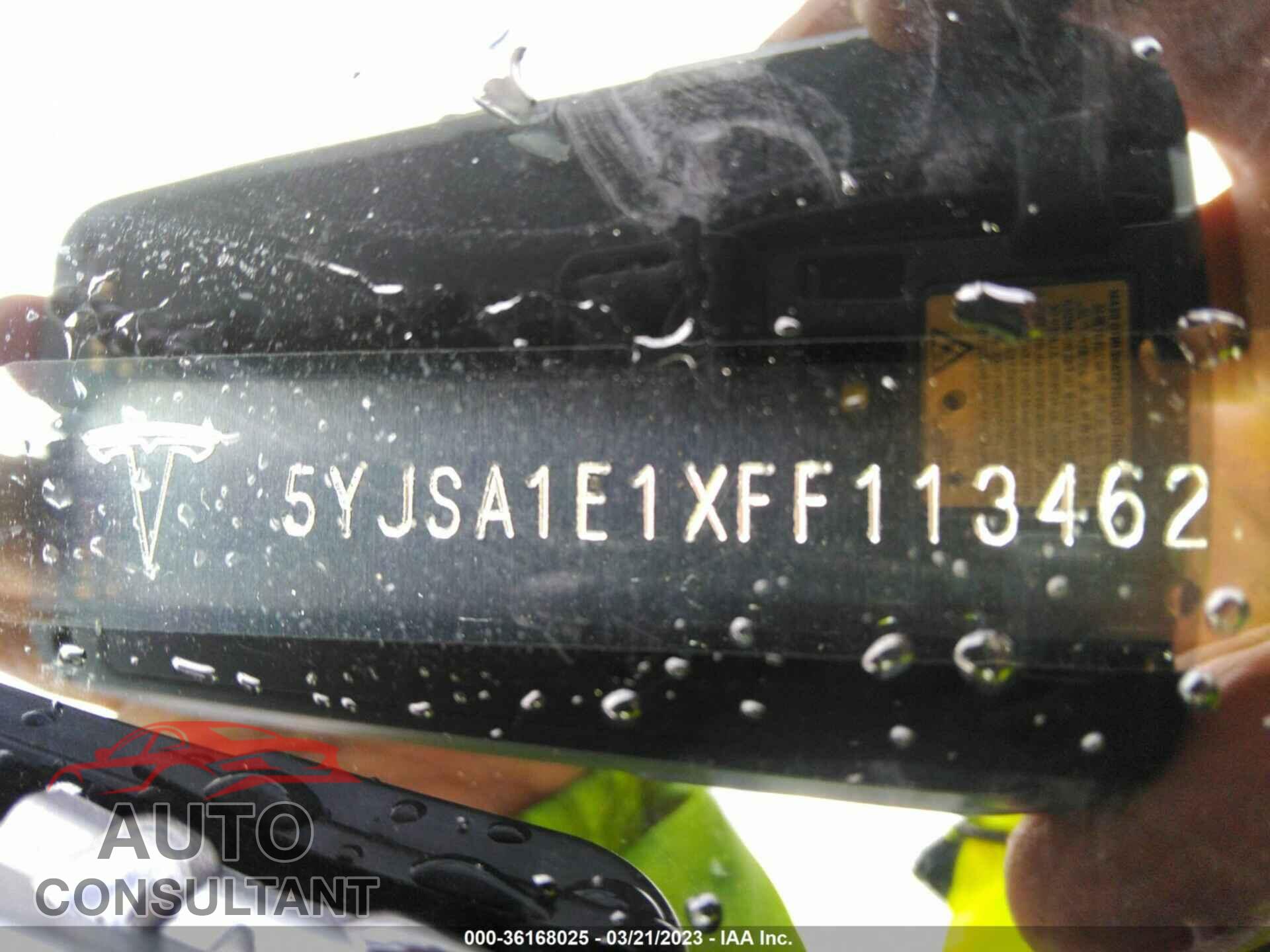 TESLA MODEL S 2015 - 5YJSA1E1XFF113462