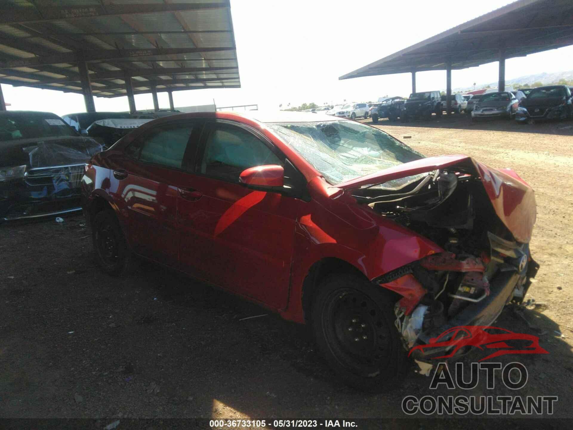TOYOTA COROLLA 2015 - 5YFBURHE8FP277060
