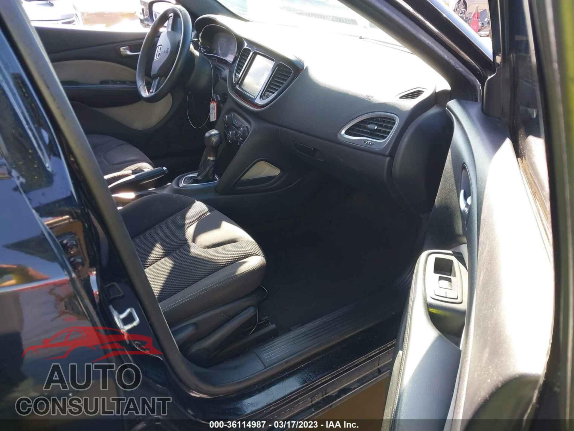 DODGE DART 2015 - 1C3CDFBB5FD302487