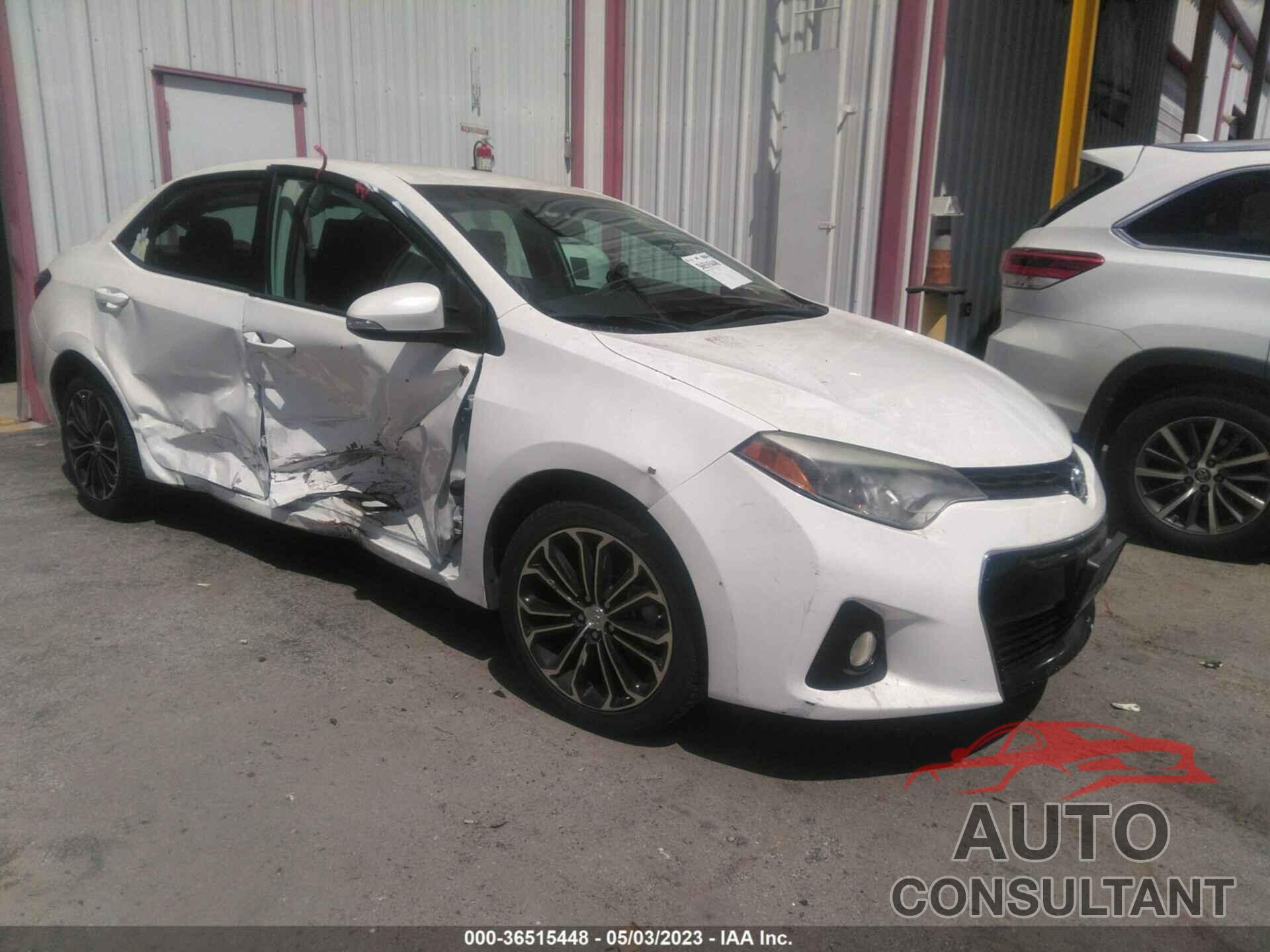 TOYOTA COROLLA 2016 - 5YFBURHE5GP519921