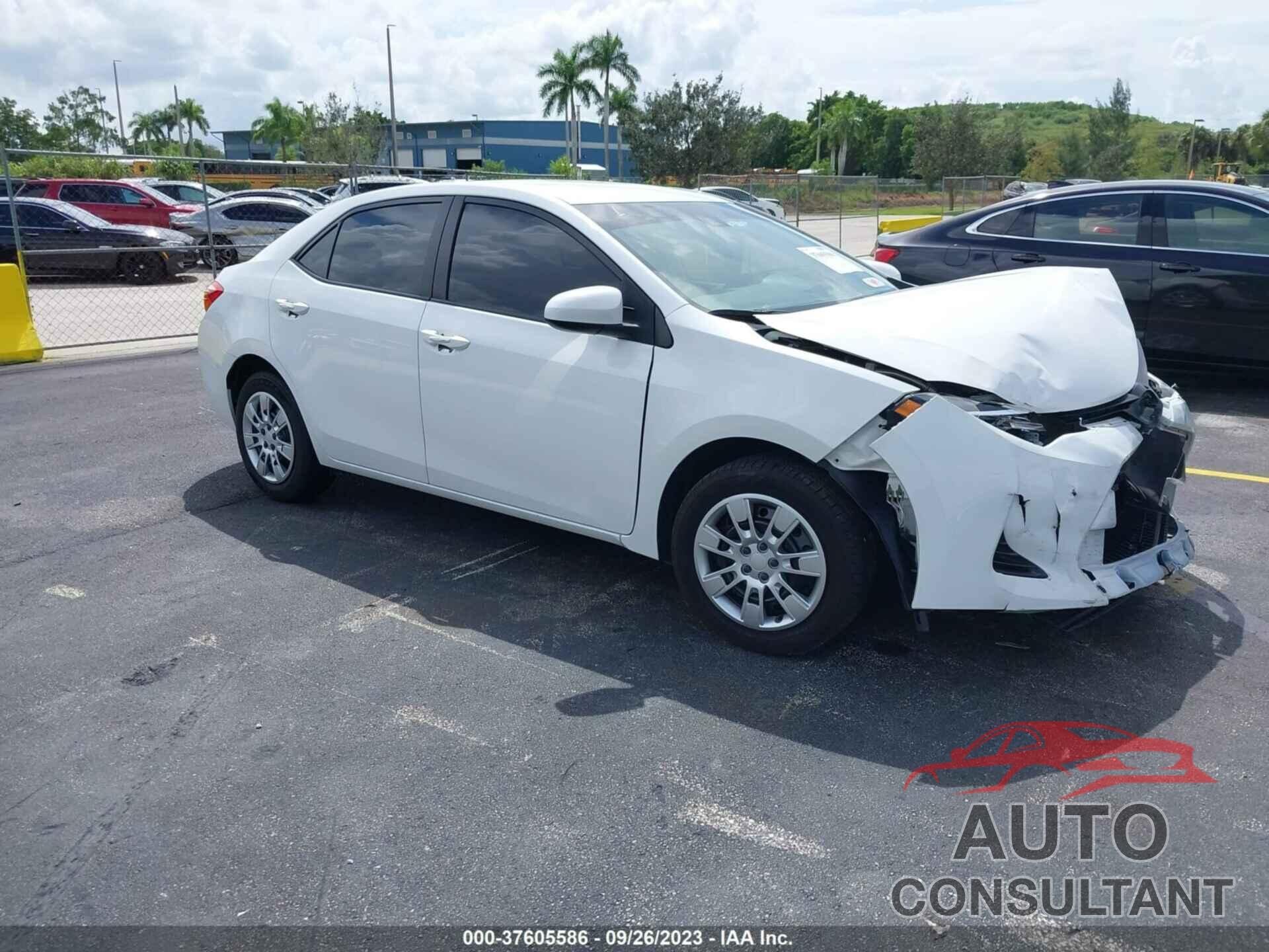 TOYOTA COROLLA 2019 - 5YFBURHE4KP888083