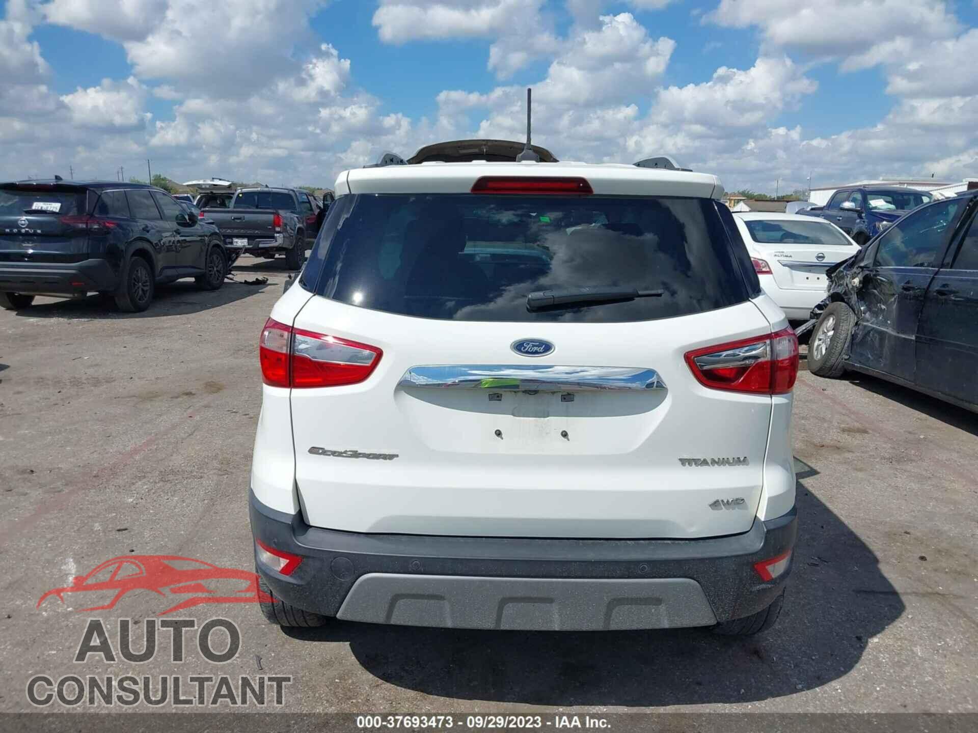 FORD ECOSPORT 2019 - MAJ6S3KL9KC272602