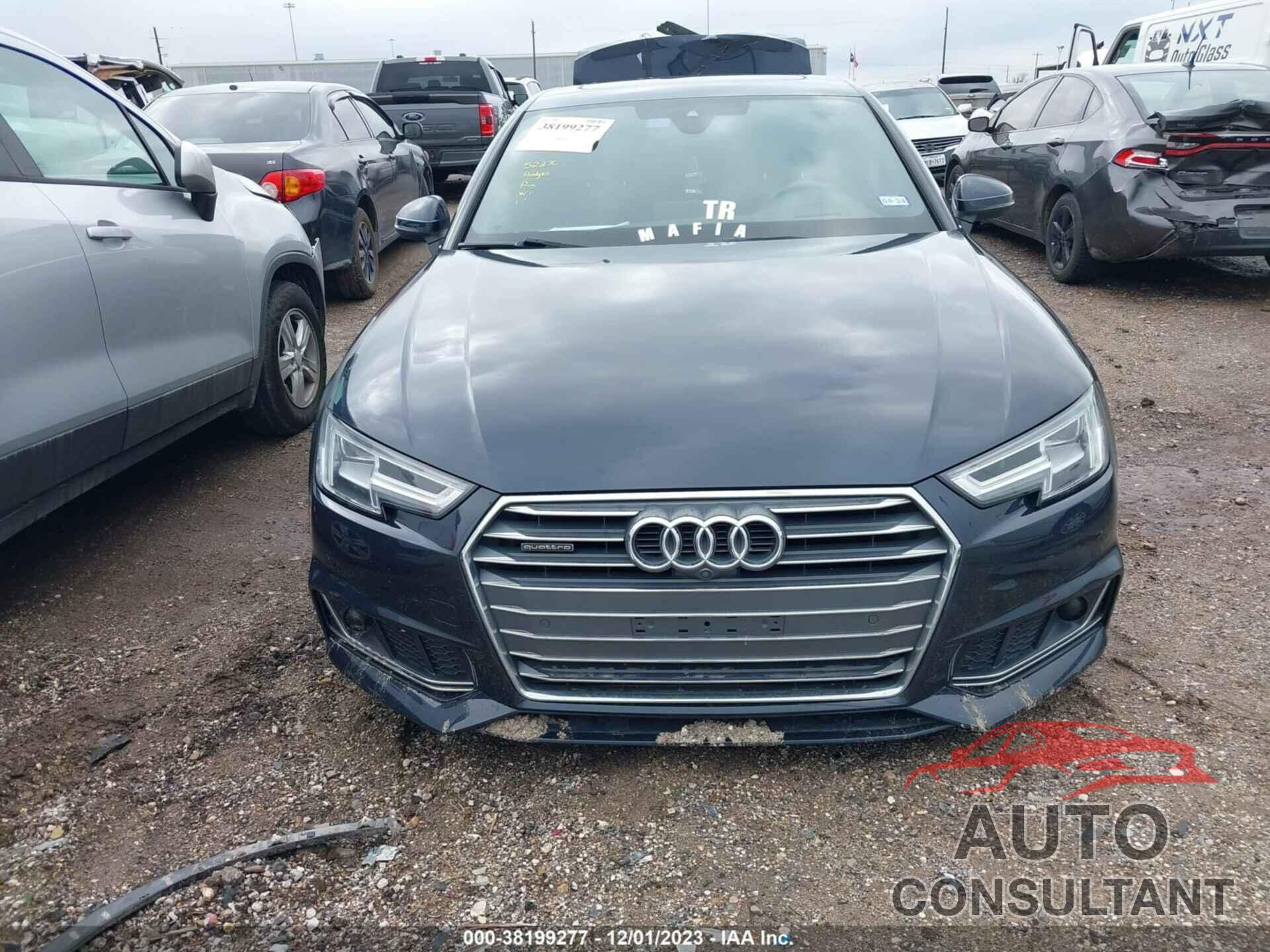 AUDI A4 2017 - WAUFNAF42HN019592