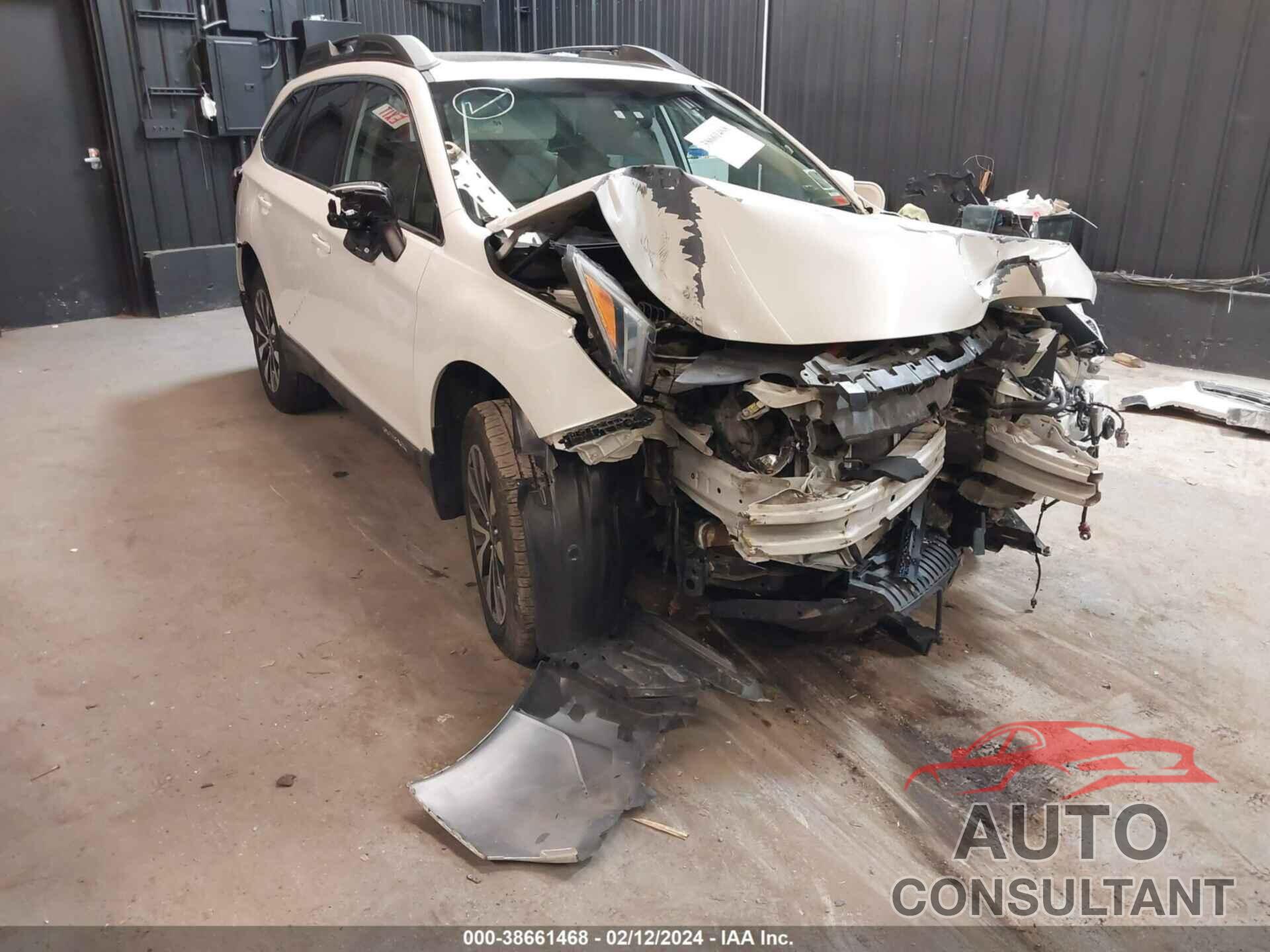 SUBARU OUTBACK 2016 - 4S4BSALC3G3212250
