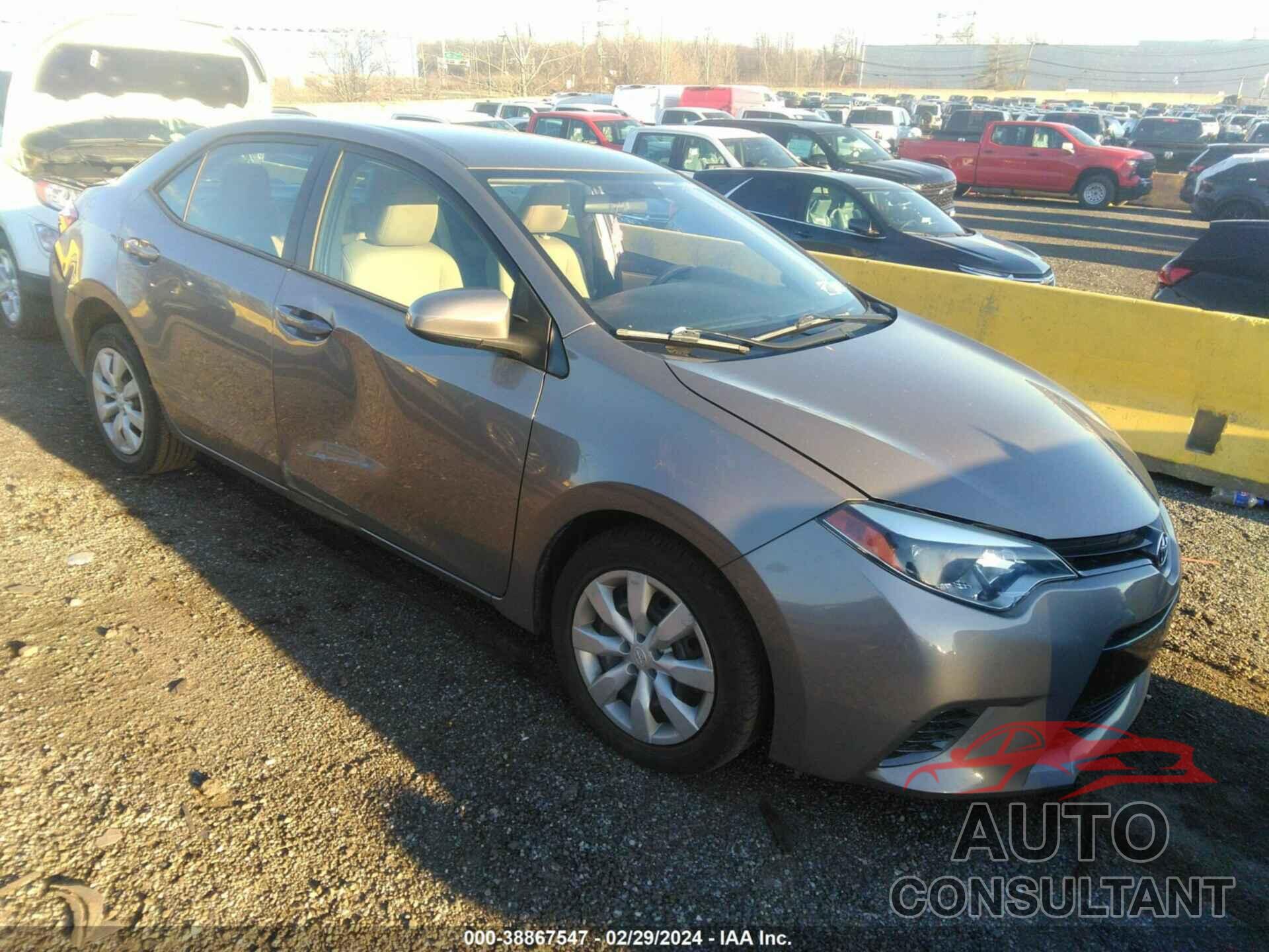 TOYOTA COROLLA 2016 - 2T1BURHE5GC568472