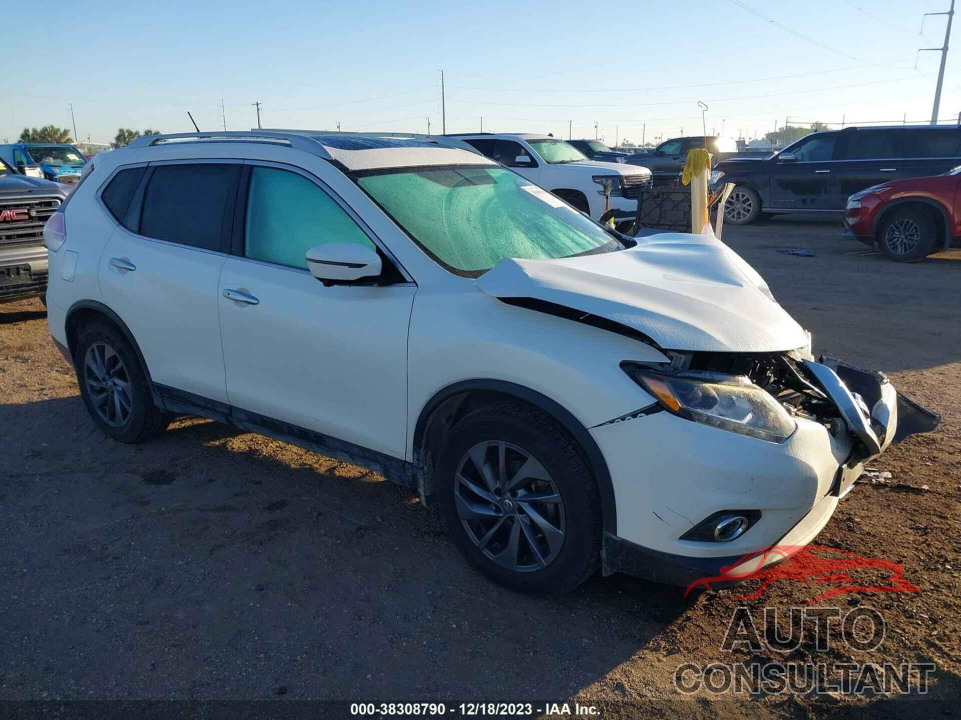 NISSAN ROGUE 2016 - 5N1AT2MT9GC830637