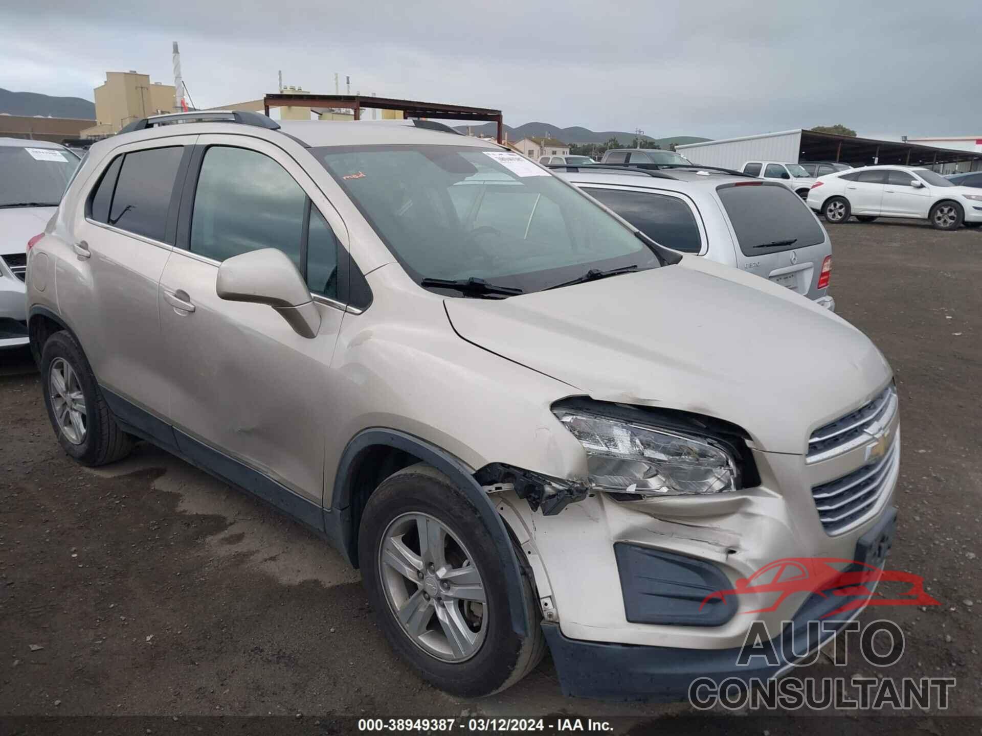 CHEVROLET TRAX 2016 - 3GNCJLSB7GL216538