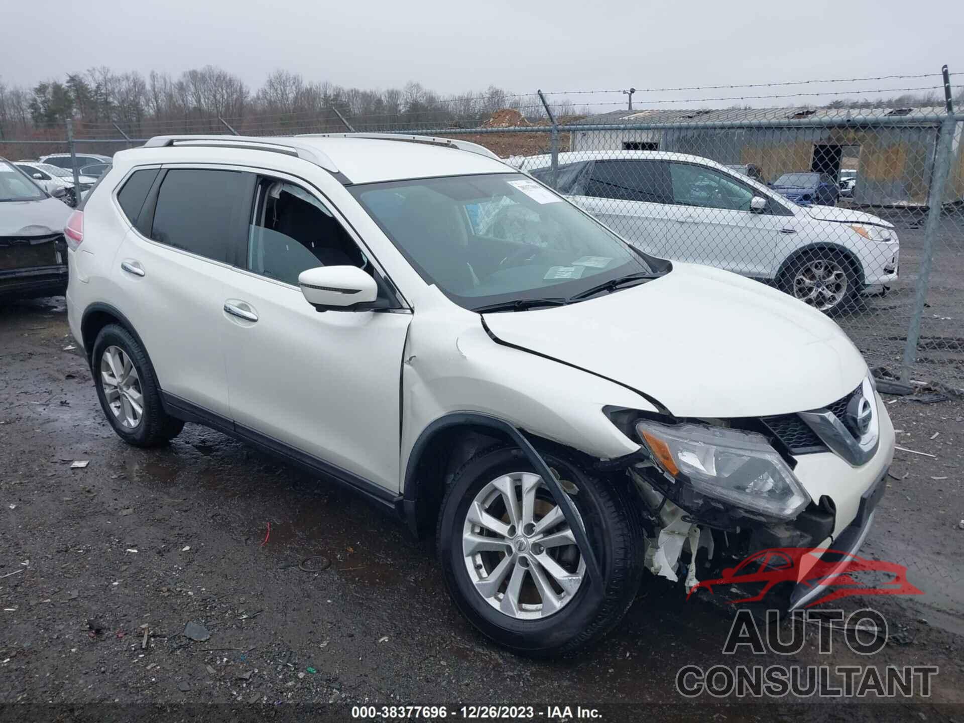 NISSAN ROGUE 2016 - KNMAT2MV6GP725651