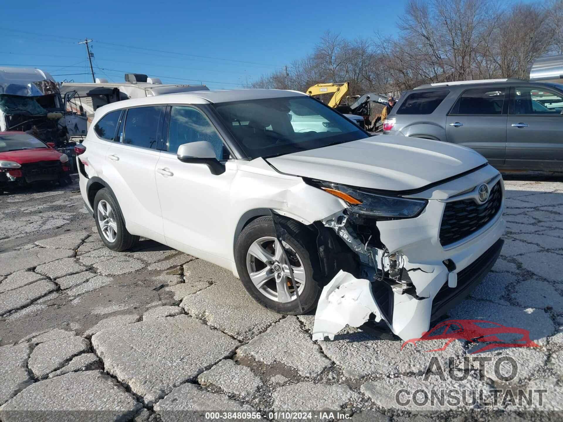 TOYOTA HIGHLANDER 2021 - 5TDCZRAH6MS067507