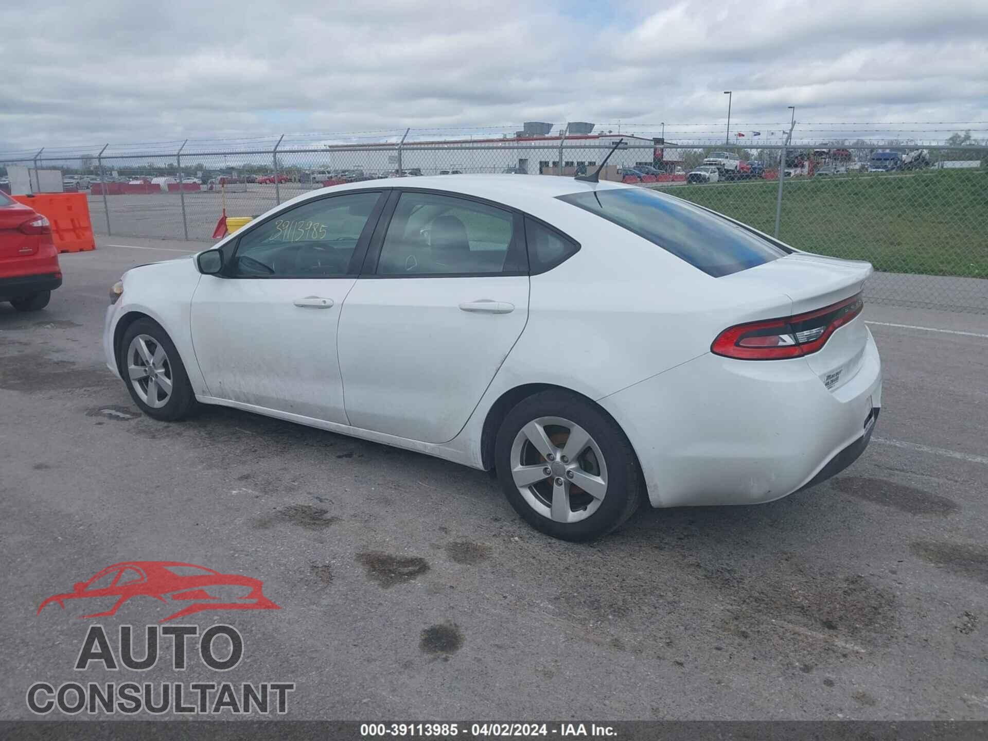 DODGE DART 2016 - 1C3CDFBB1GD565576