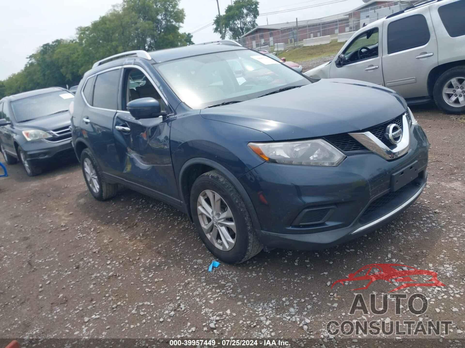 NISSAN ROGUE 2016 - KNMAT2MV8GP603907