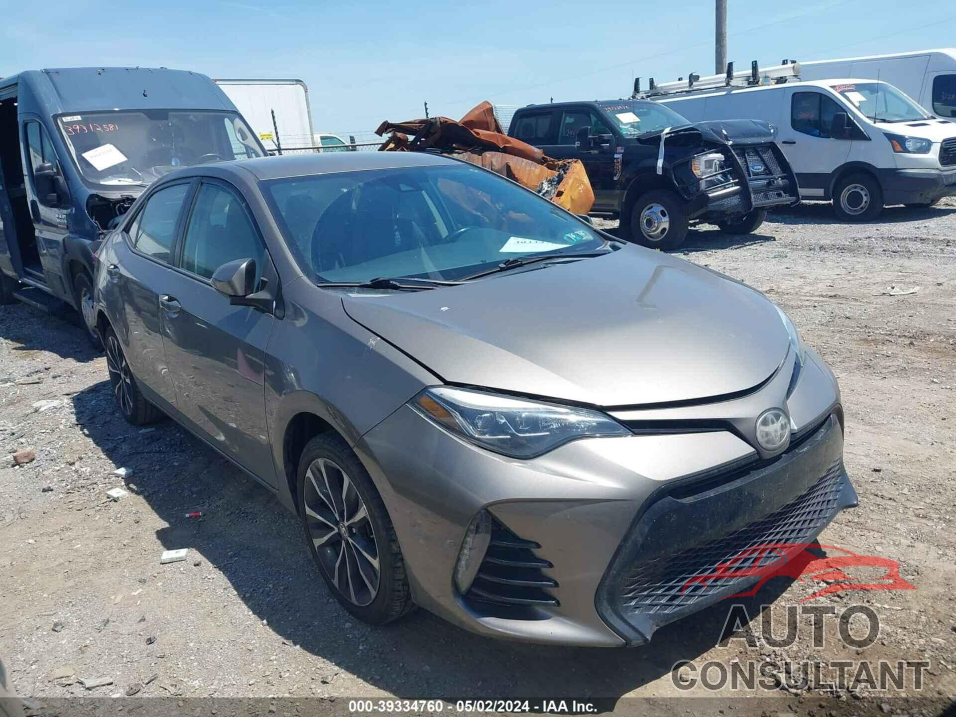TOYOTA COROLLA 2017 - 5YFBURHE7HP611422