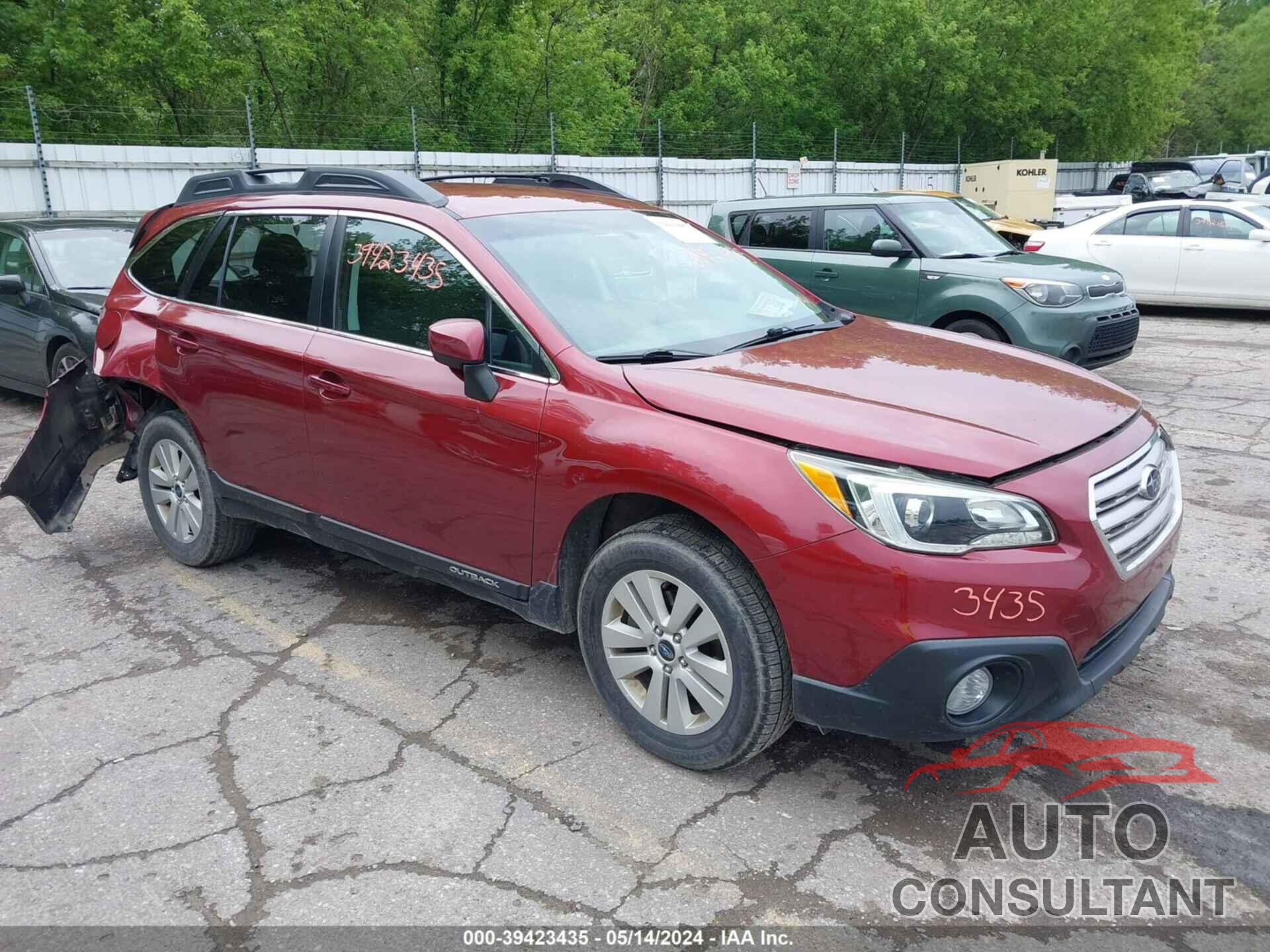 SUBARU OUTBACK 2017 - 4S4BSACC9H3293255