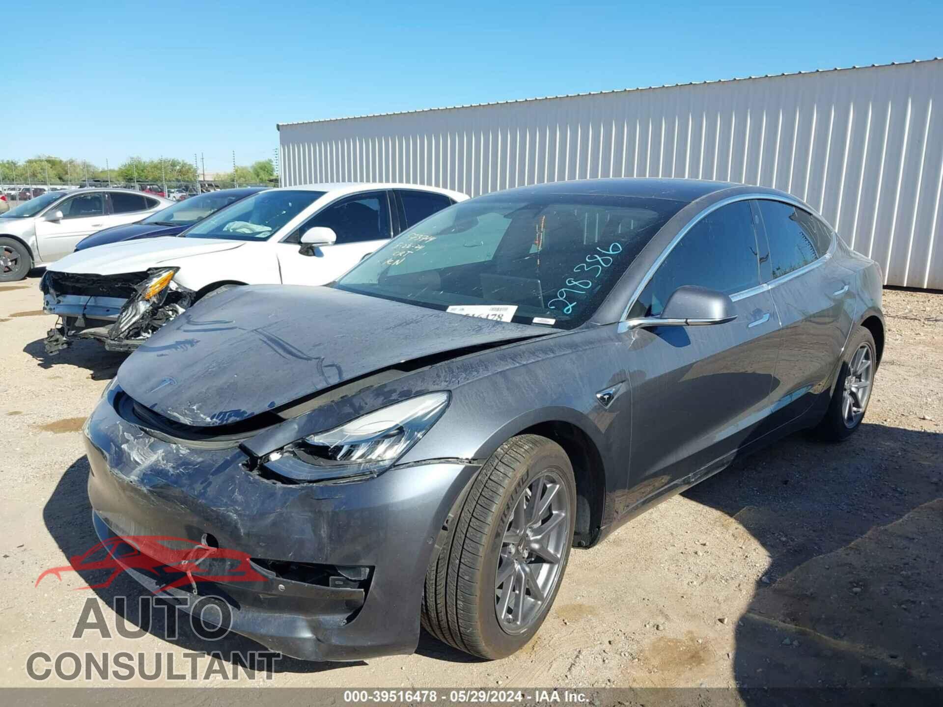 TESLA MODEL 3 2019 - 5YJ3E1EA8KF298386