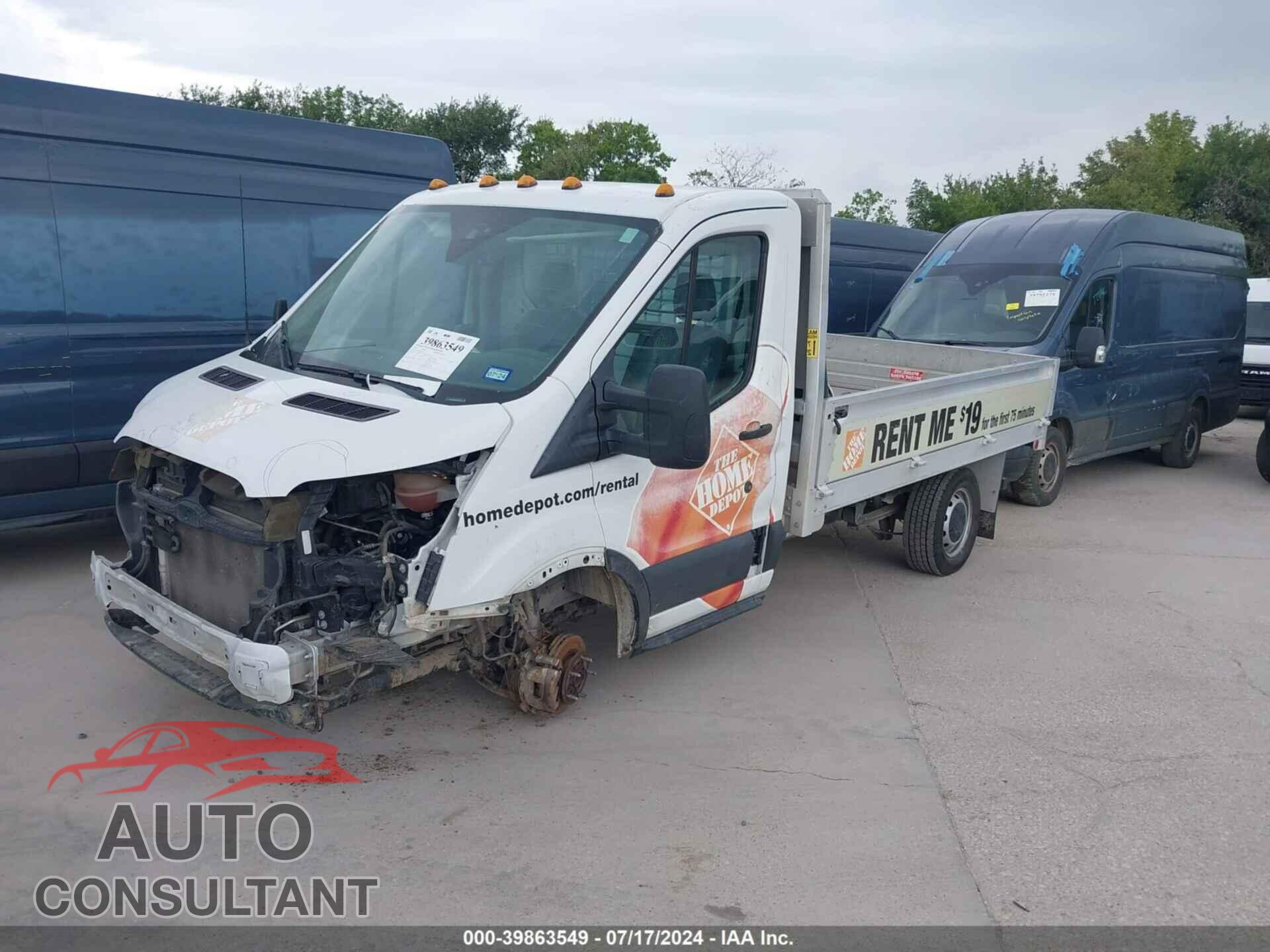 FORD TRANSIT-250 CAB 2018 - 1FDYR5ZM8JKA73727