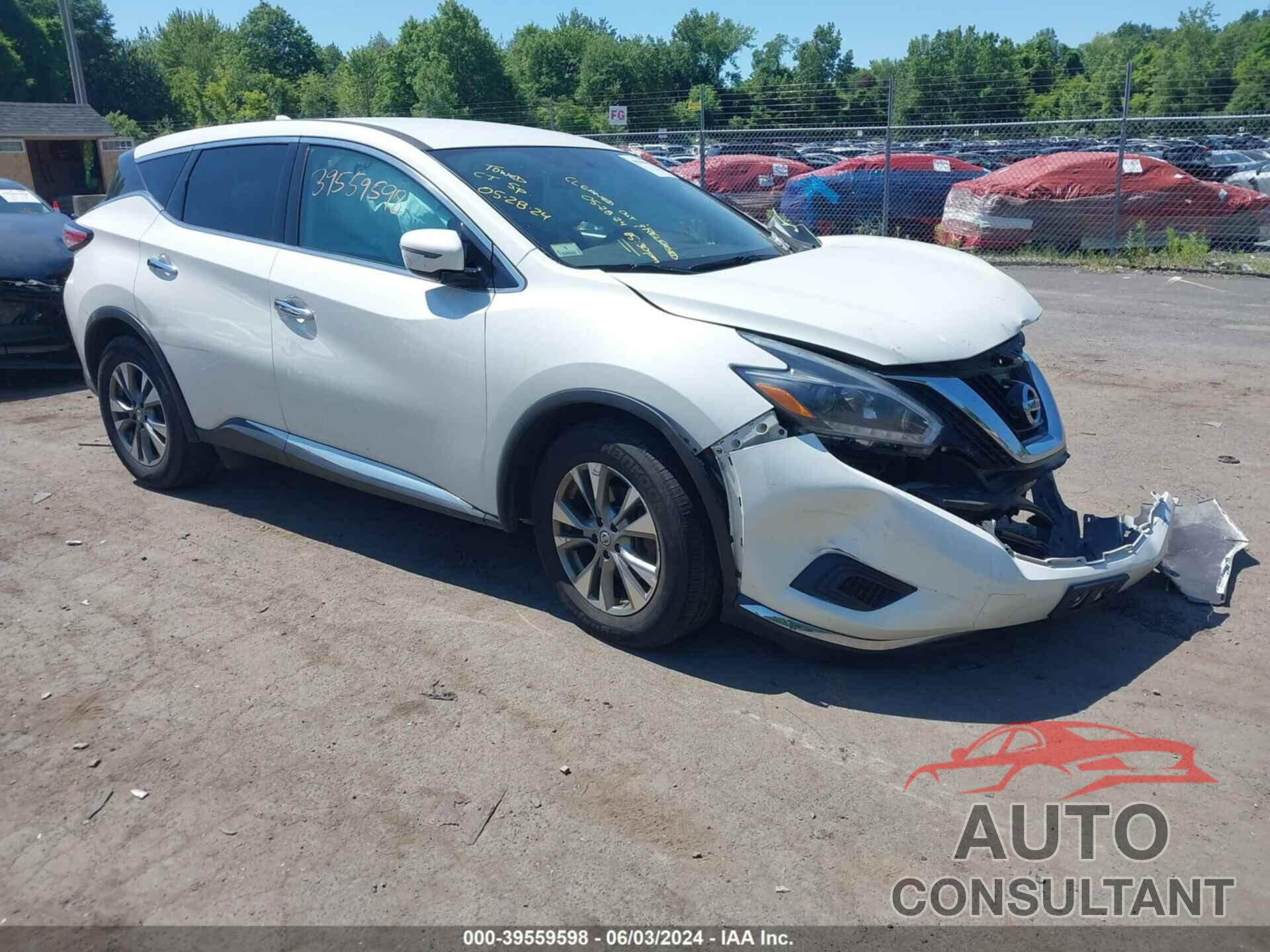 NISSAN MURANO 2018 - 5N1AZ2MH5JN115330