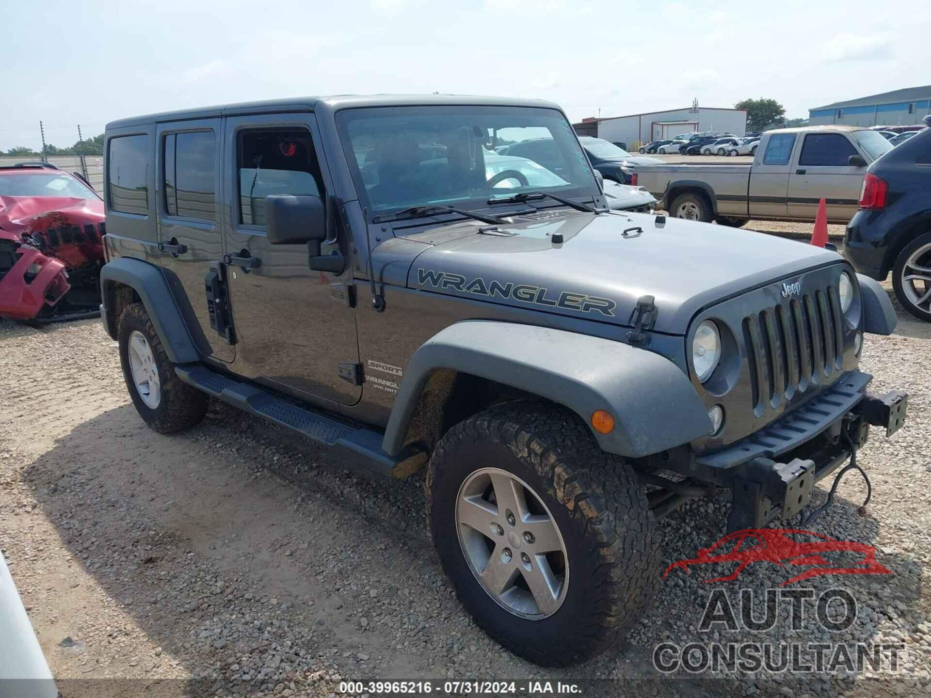 JEEP WRANGLER UNLIMITED 2017 - 1C4BJWDGXHL562062