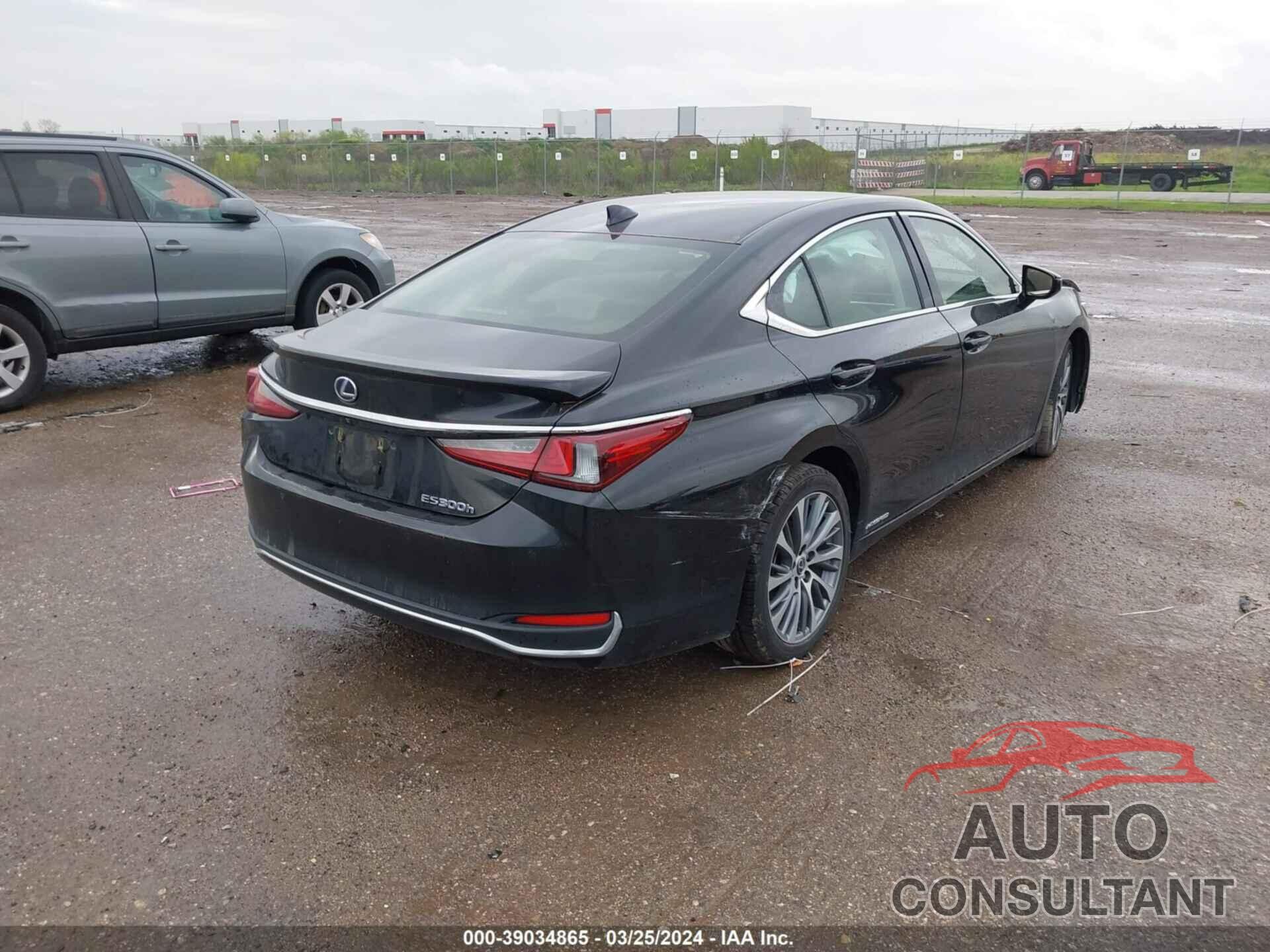 LEXUS ES 2019 - JTHB21B10K2032225