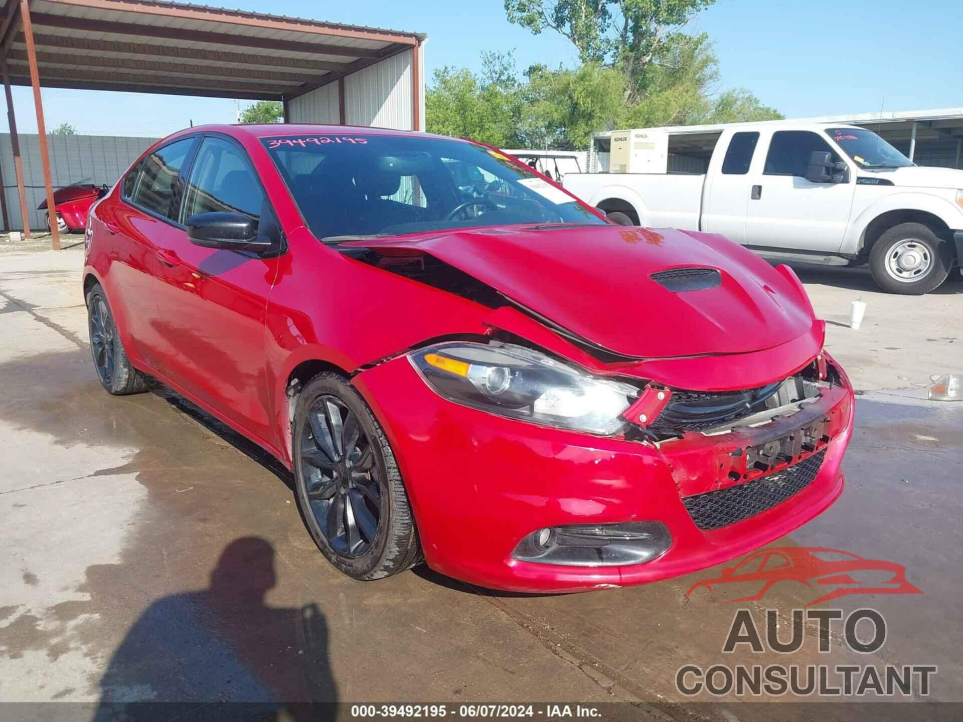 DODGE DART 2016 - 1C3CDFEB3GD701816