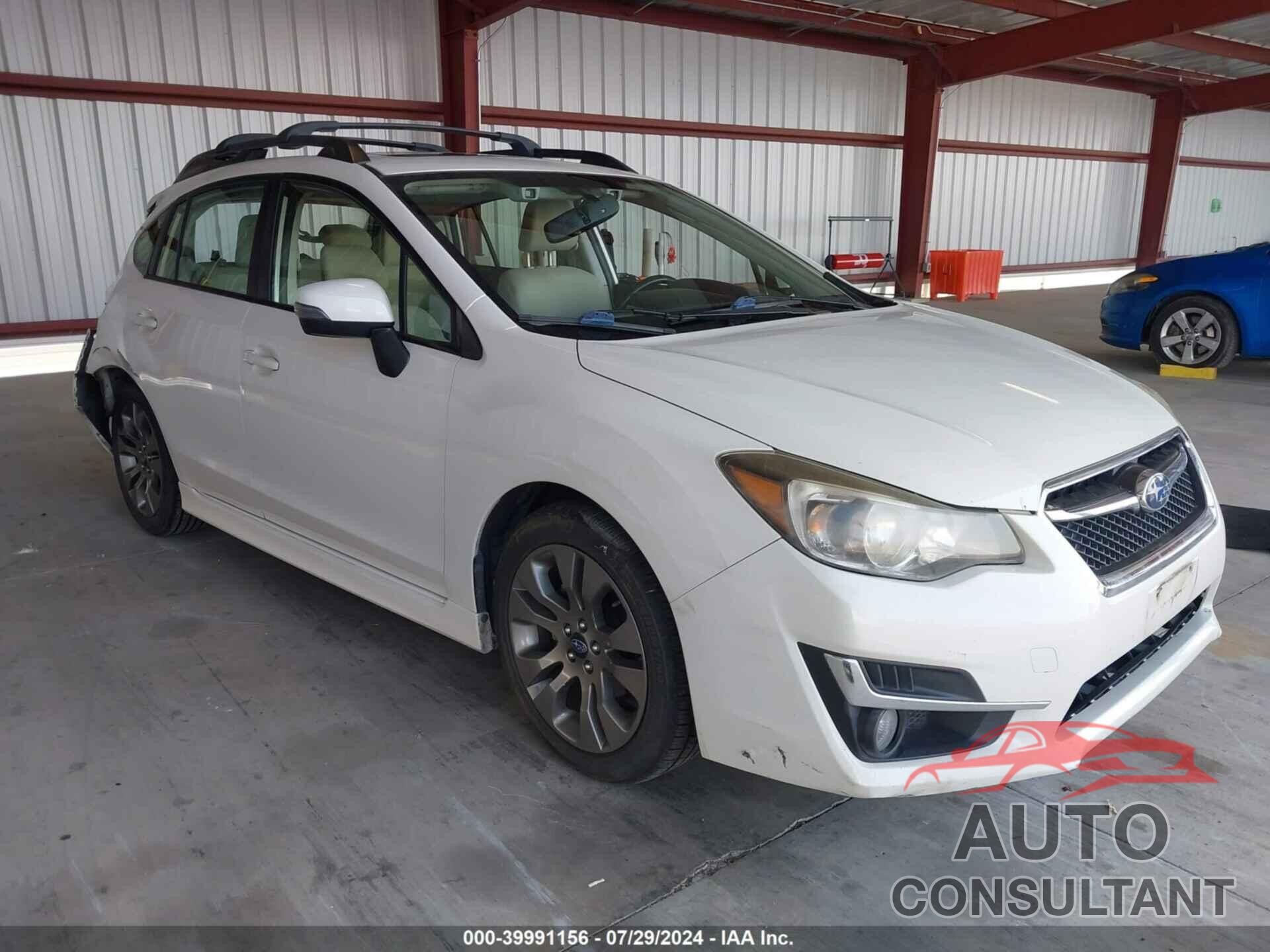 SUBARU IMPREZA 2016 - JF1GPAS64G8274059