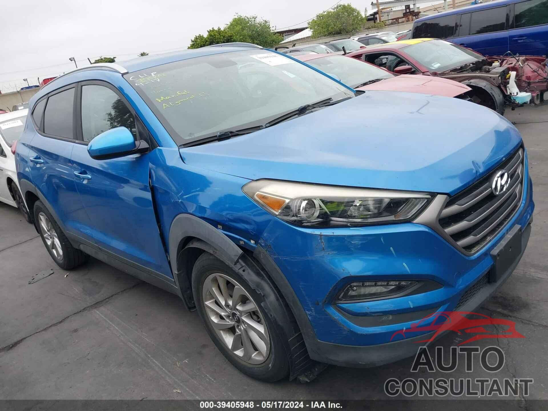 HYUNDAI TUCSON 2016 - KM8J33A49GU236014