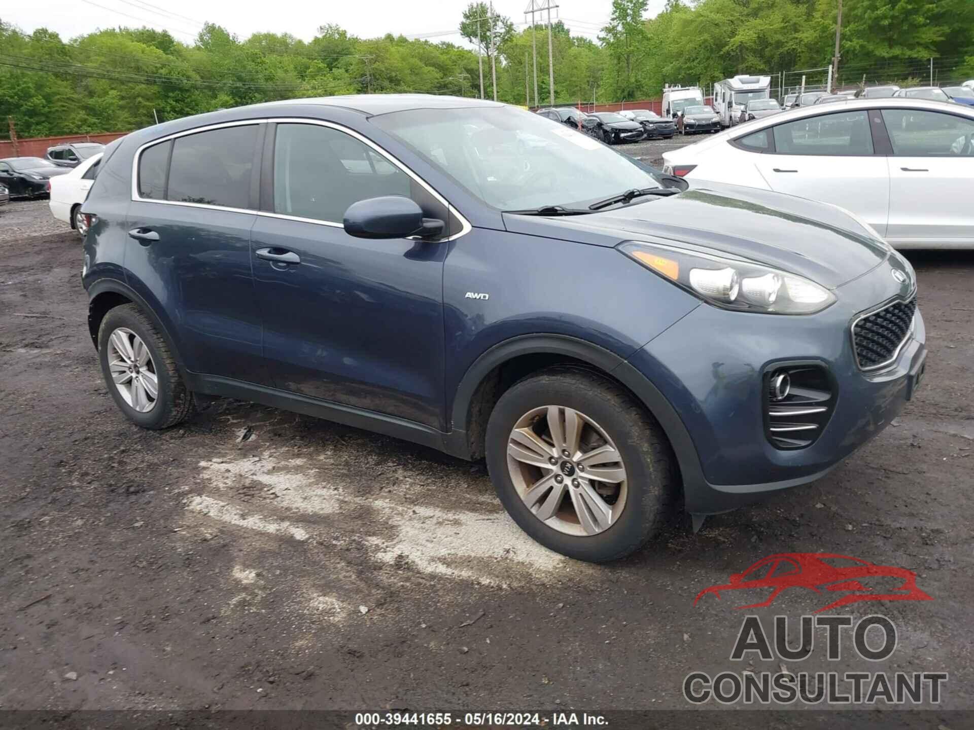 KIA SPORTAGE 2017 - KNDPMCAC2H7269438