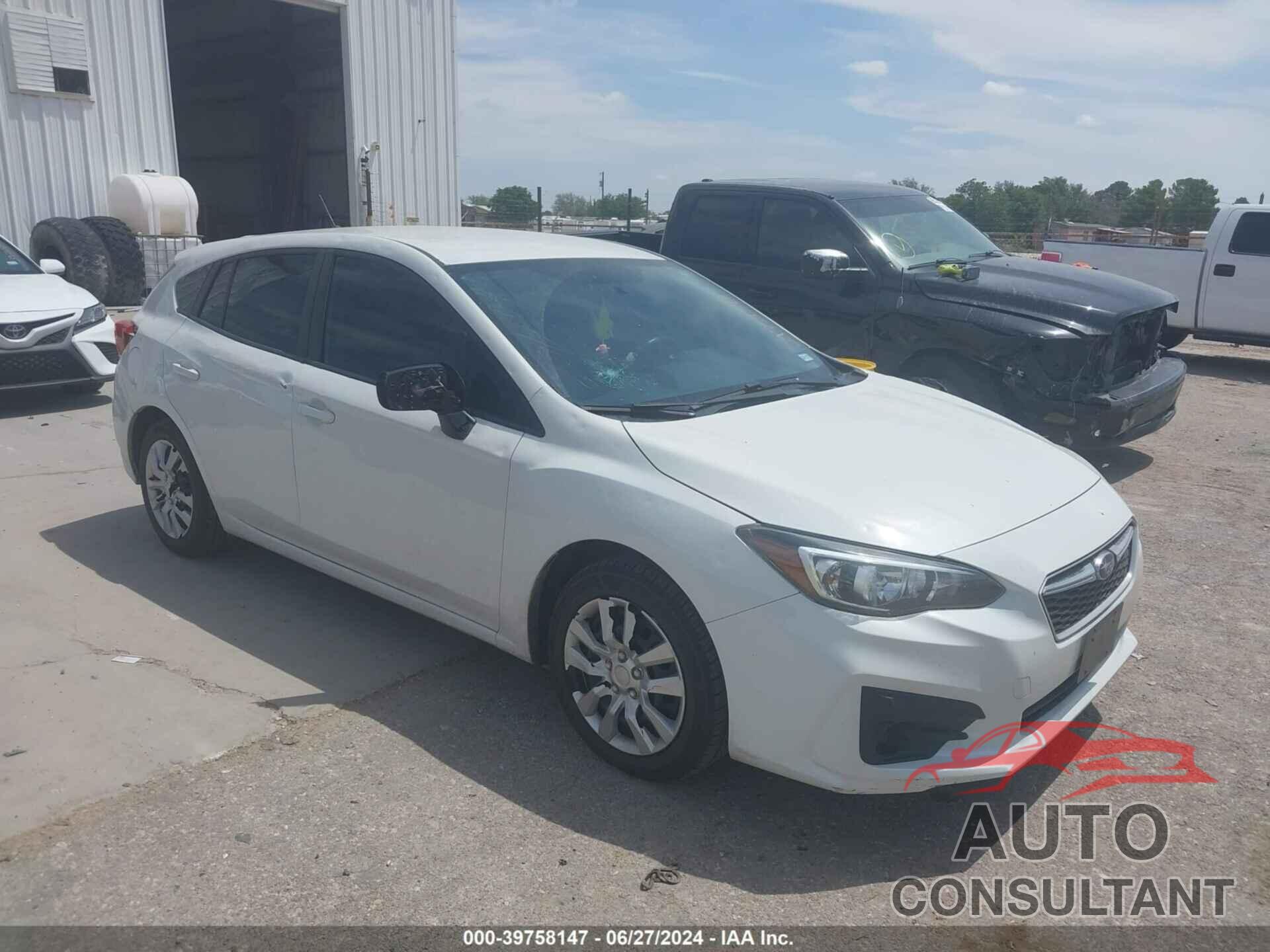 SUBARU IMPREZA 2018 - 4S3GTAA60J3746382