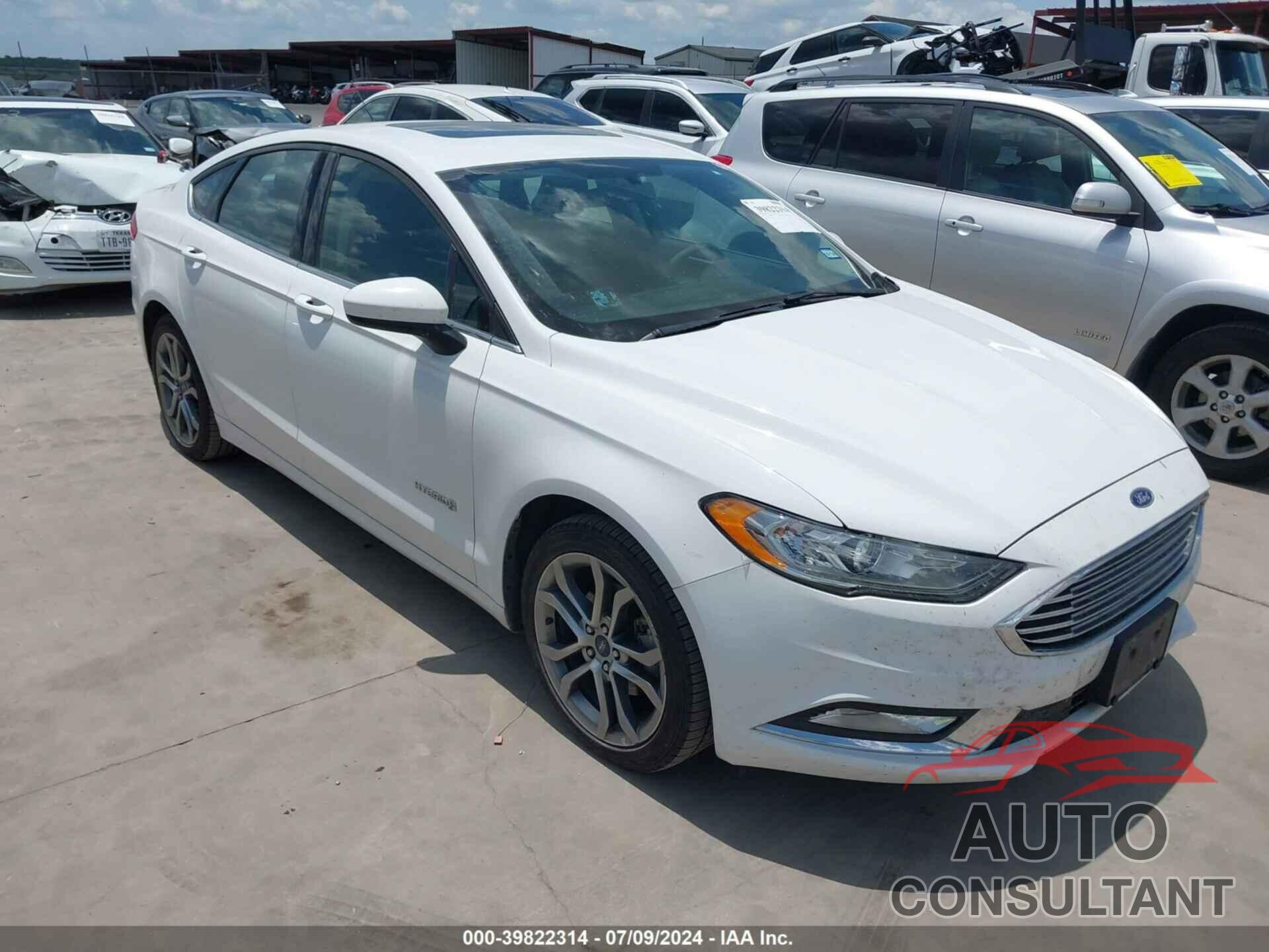 FORD FUSION HYBRID 2017 - 3FA6P0LU2HR296077