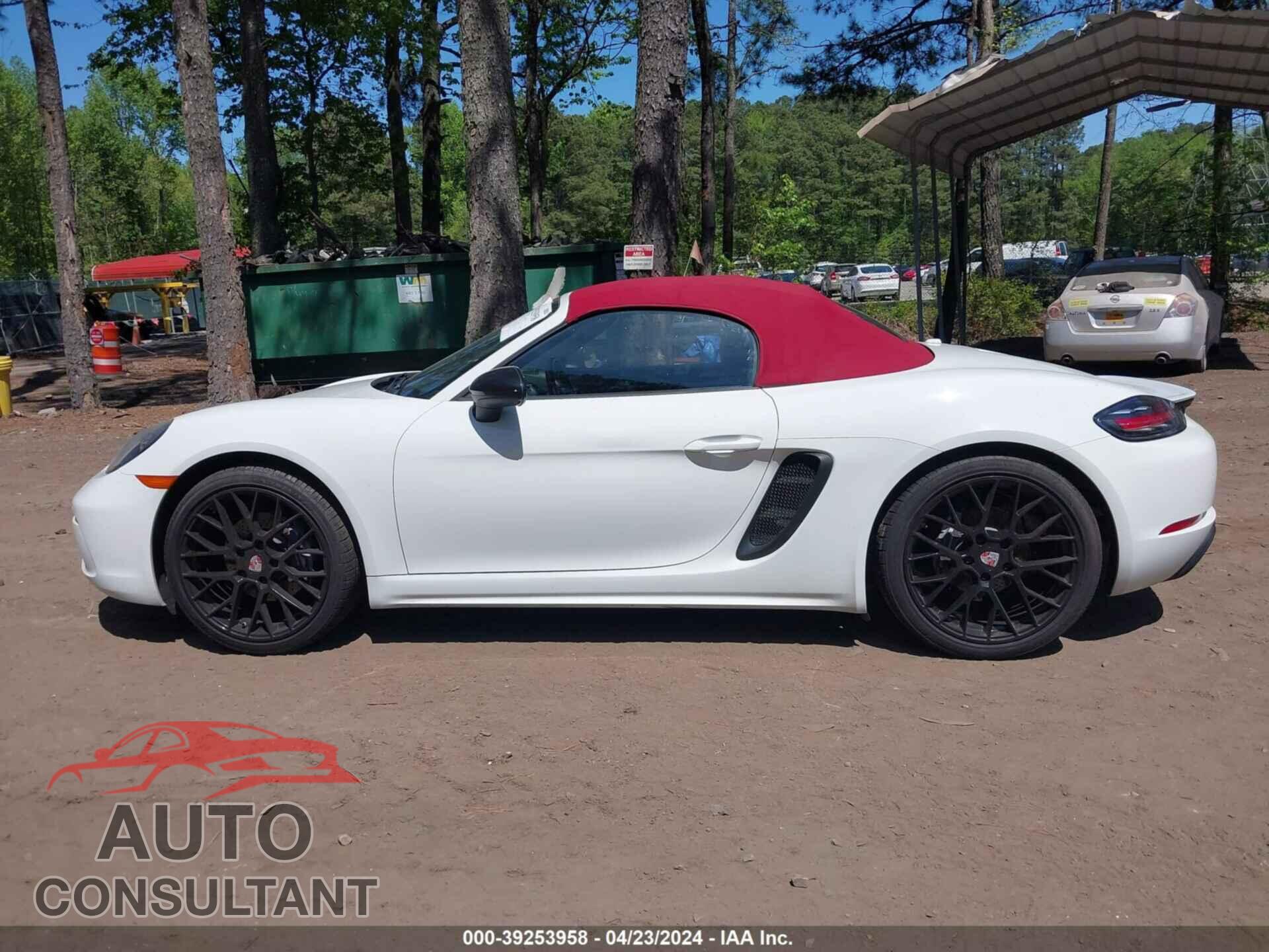 PORSCHE 718 BOXSTER 2017 - WP0CA2A8XHS221440