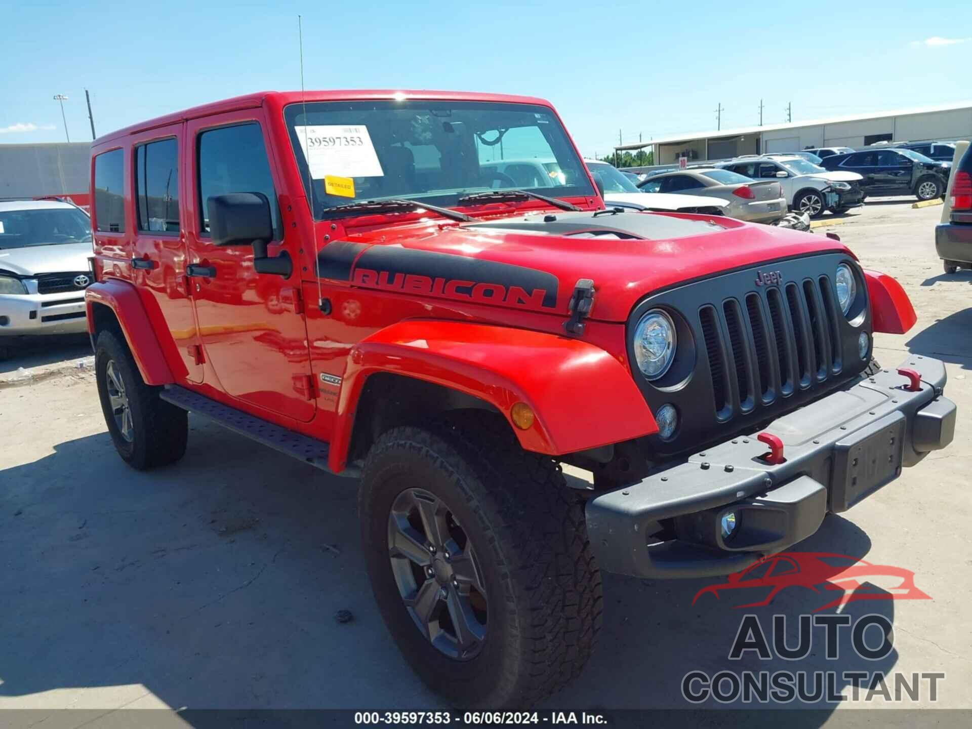 JEEP WRANGLER JK UNLIMITED 2018 - 1C4BJWFG6JL883826
