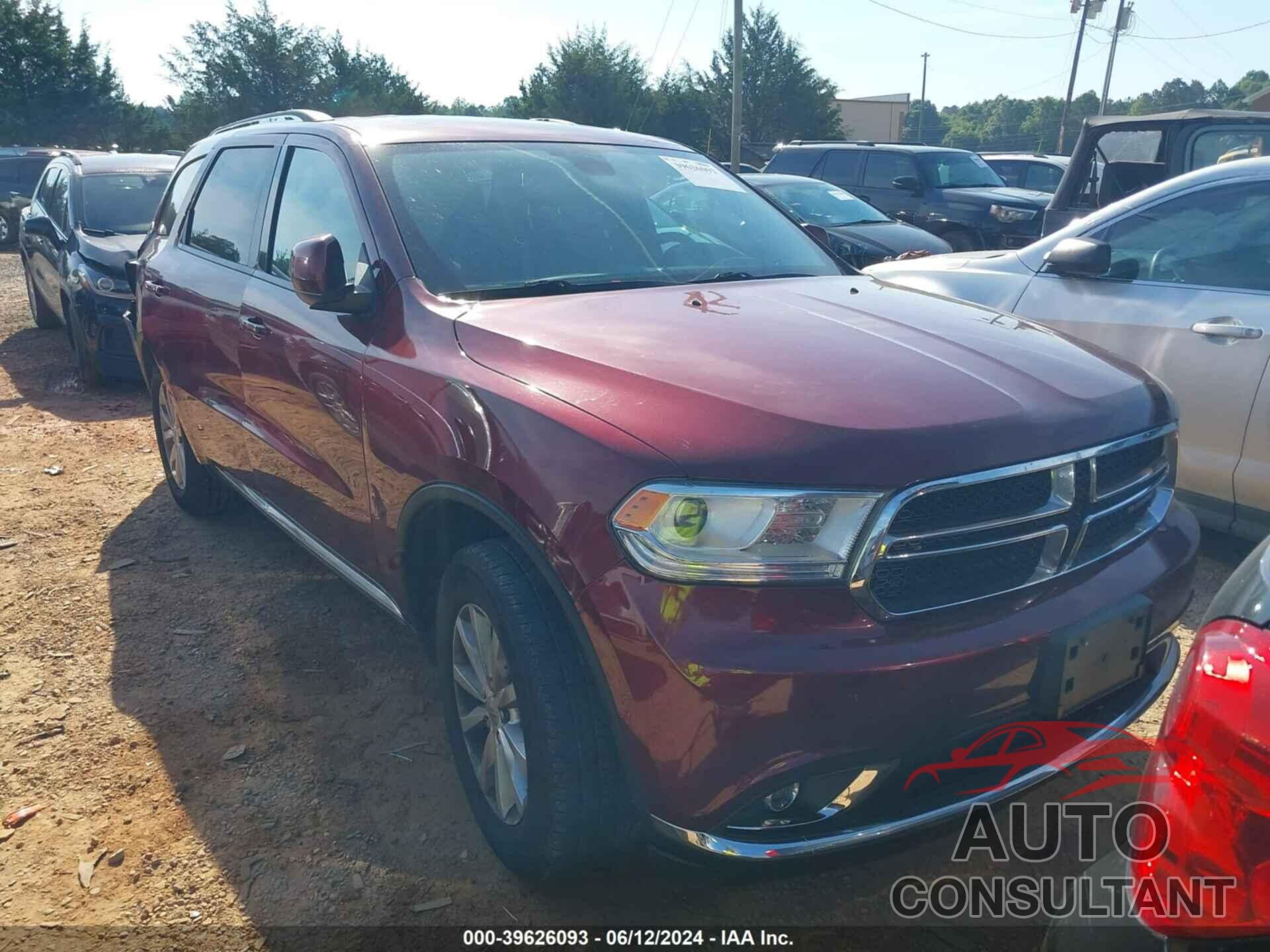 DODGE DURANGO 2019 - 1C4RDJAG4KC723509