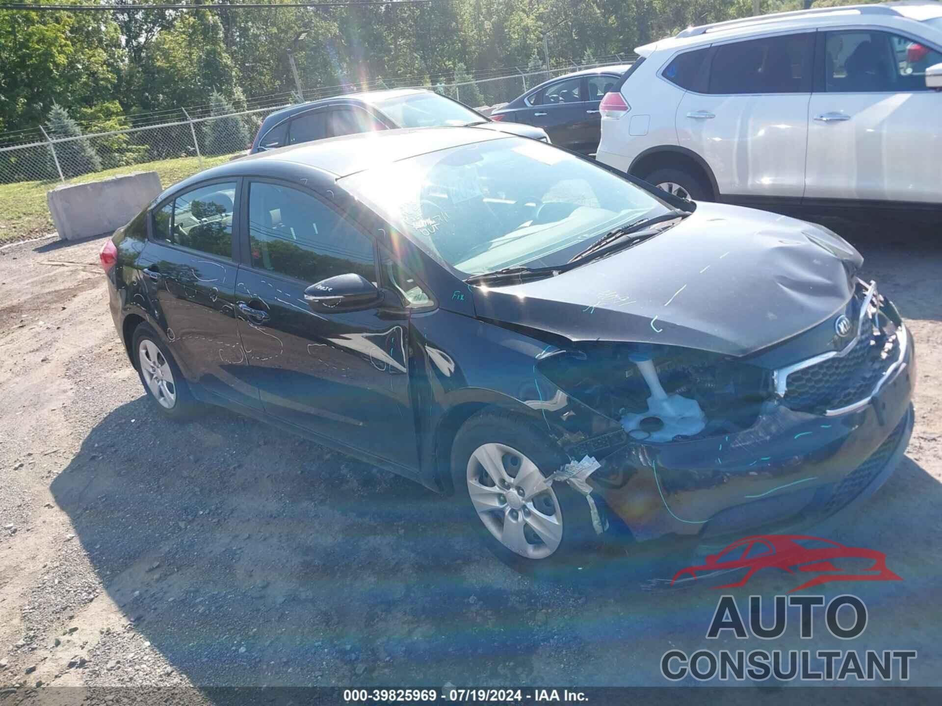 KIA FORTE 2016 - KNAFX4A63G5526598