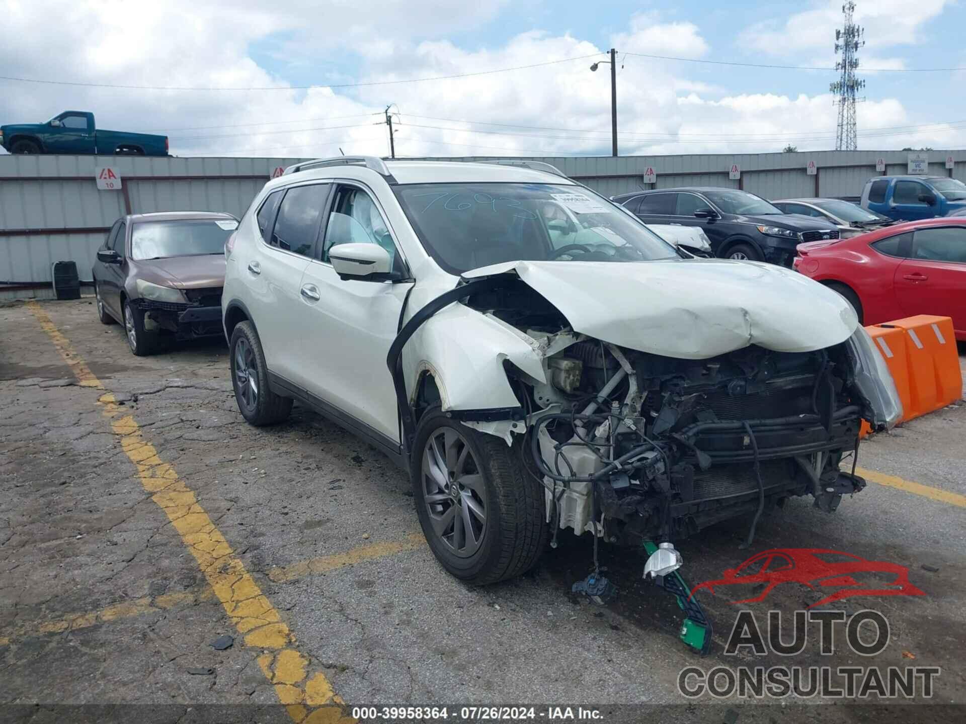 NISSAN ROGUE 2016 - 5N1AT2MV7GC747693