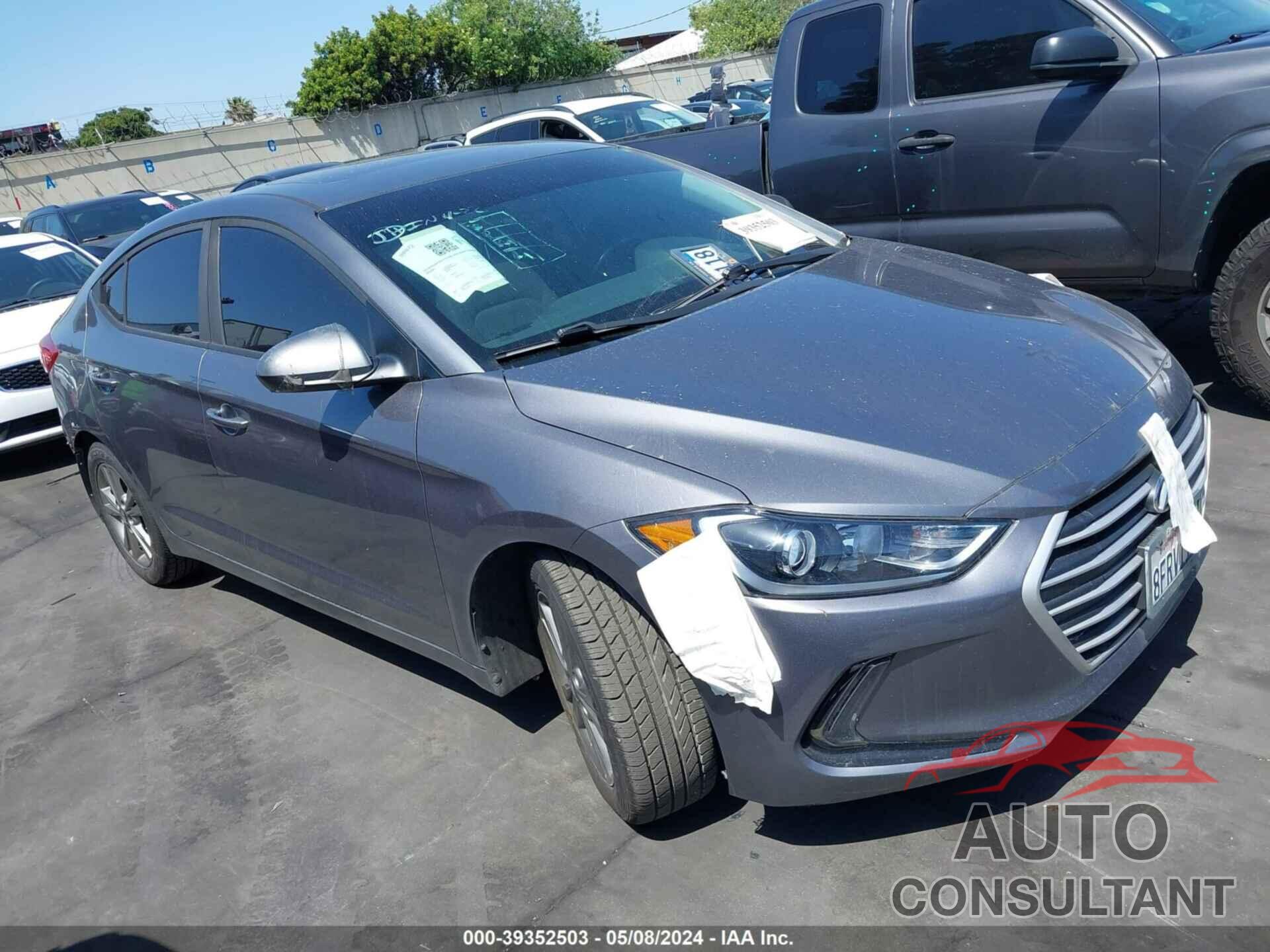 HYUNDAI ELANTRA 2018 - 5NPD84LF3JH356481