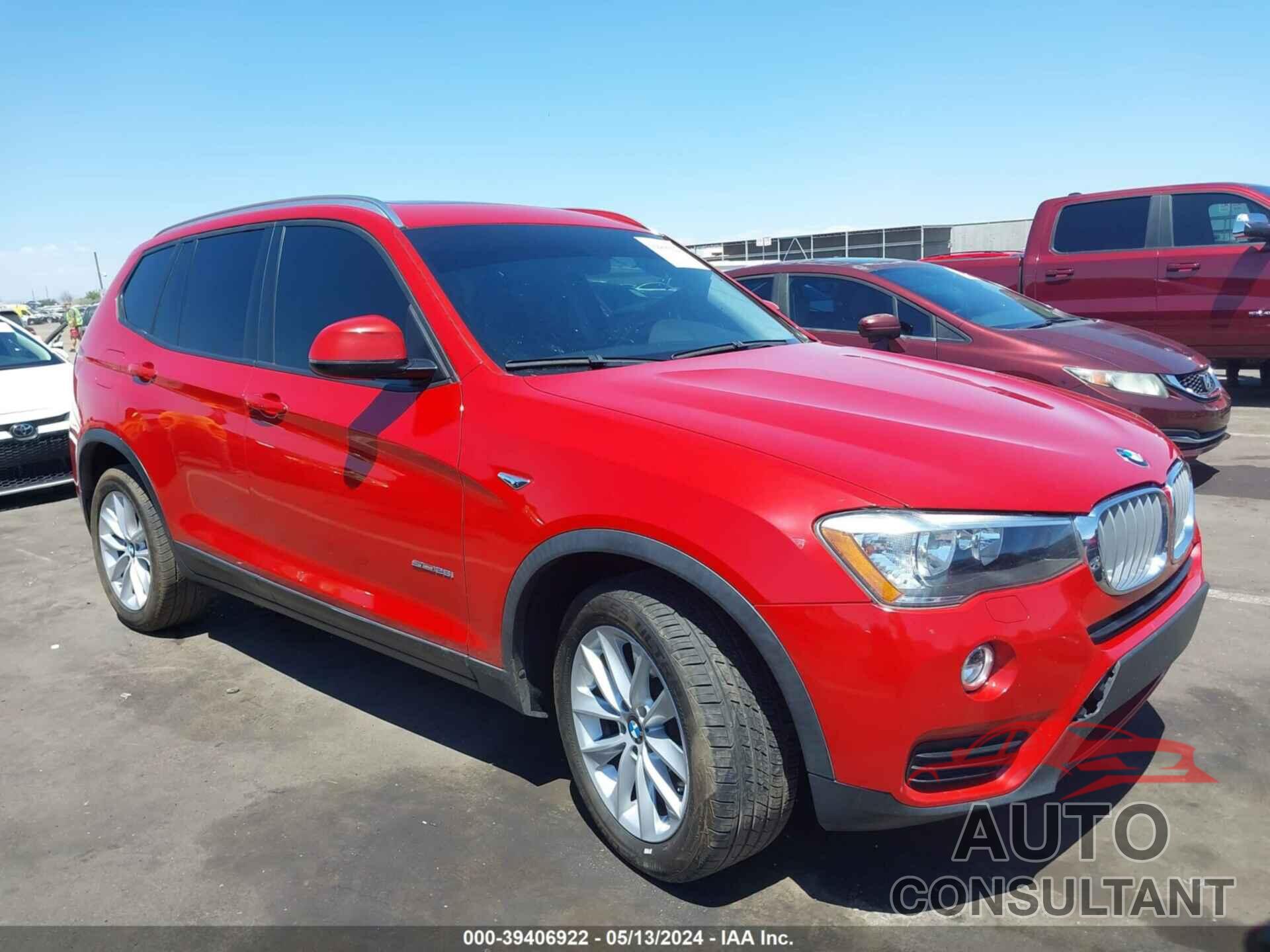 BMW X3 2017 - 5UXWZ7C30H0V91777