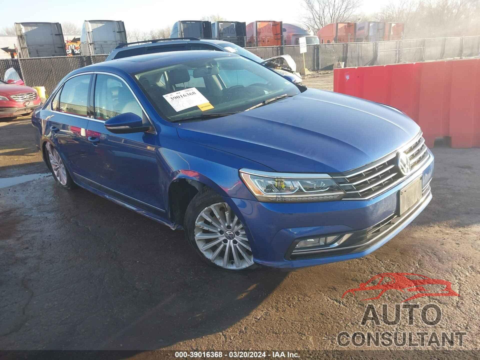 VOLKSWAGEN PASSAT 2017 - 1VWBT7A35HC067007