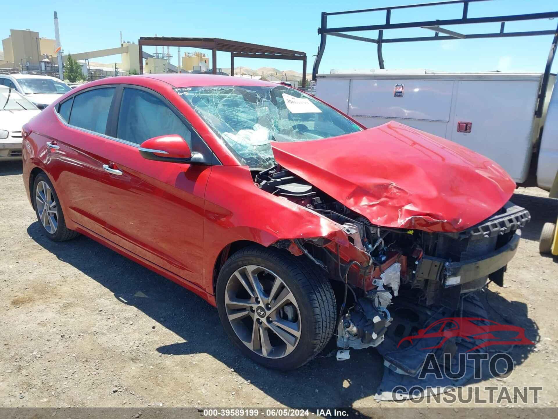 HYUNDAI ELANTRA 2017 - 5NPD84LF5HH033916