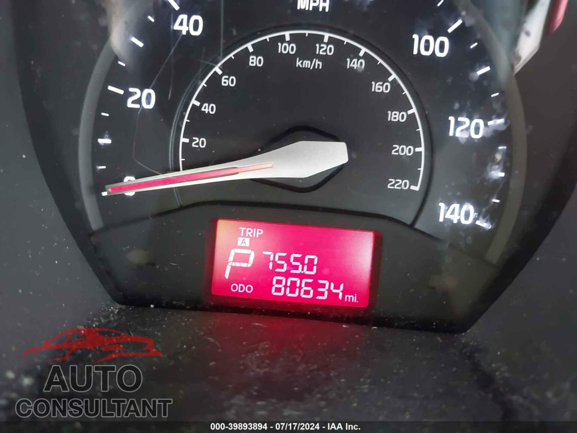KIA RIO 2017 - KNADM4A39H6015236