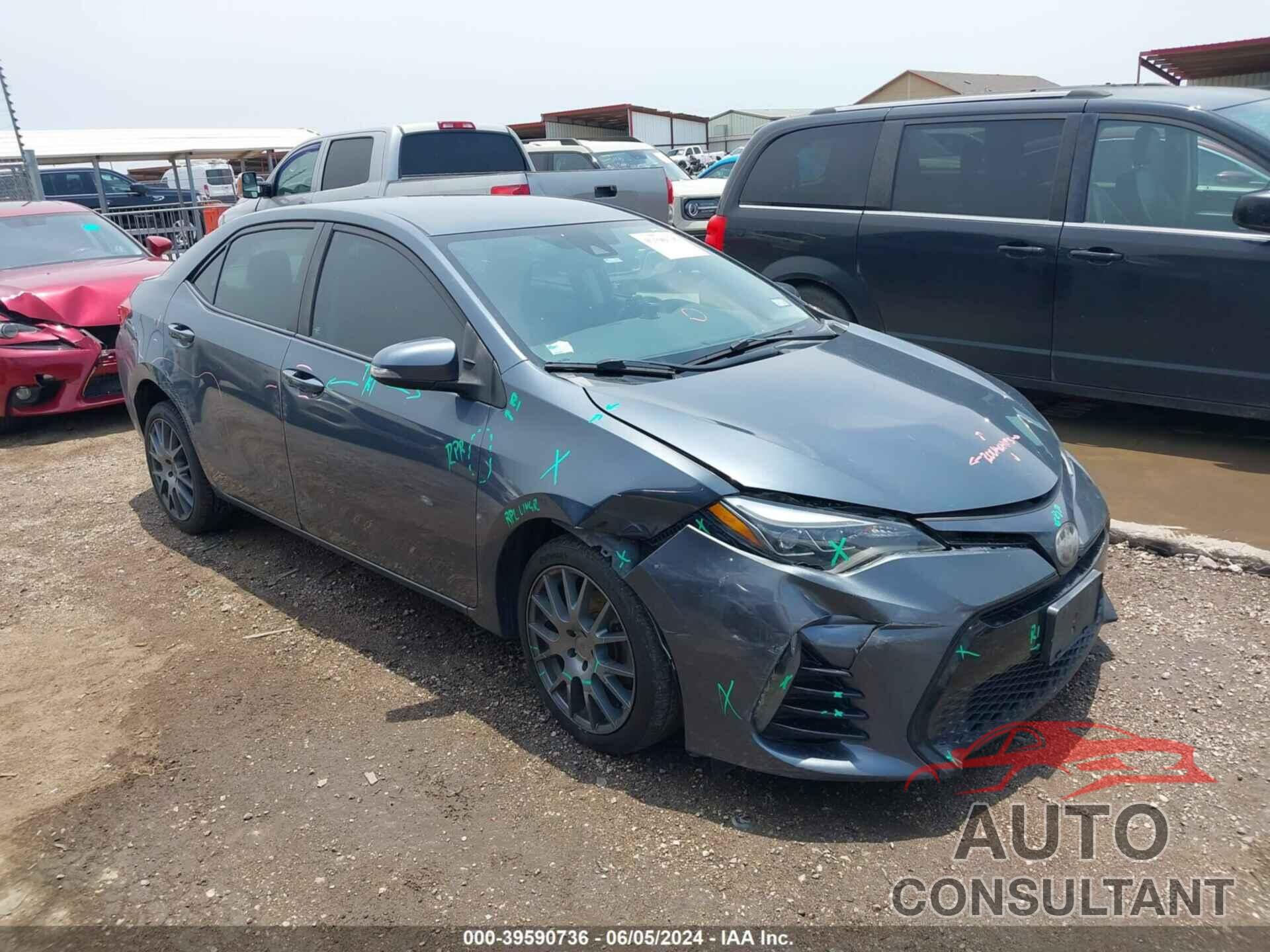 TOYOTA COROLLA 2017 - 5YFBURHE9HP633566