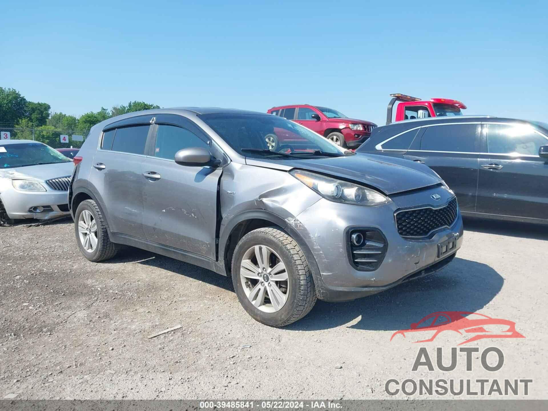 KIA SPORTAGE 2017 - KNDPMCAC1H7096625