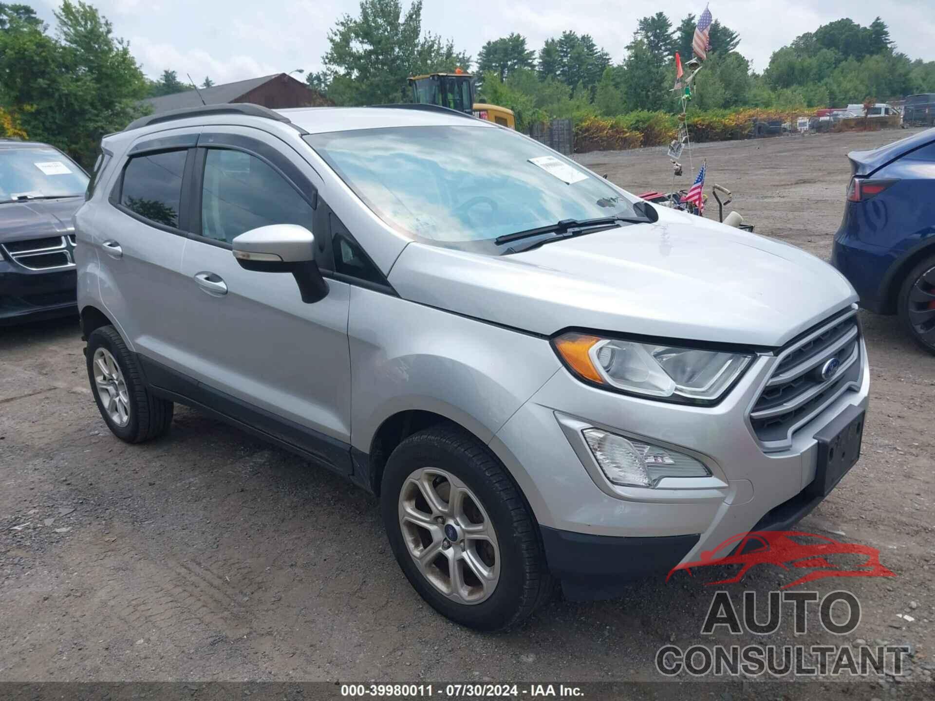 FORD ECOSPORT 2019 - MAJ6S3GL1KC265555