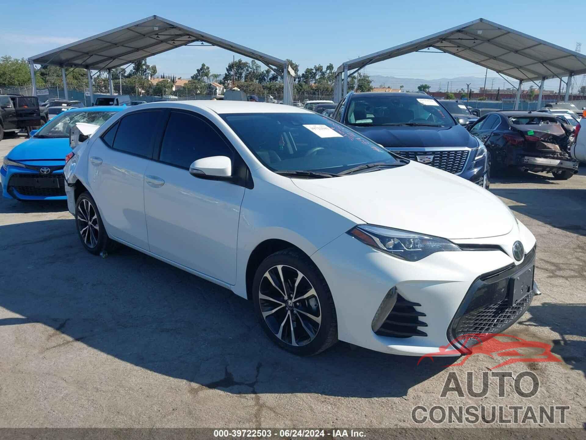 TOYOTA COROLLA 2018 - 5YFBURHE8JP826913