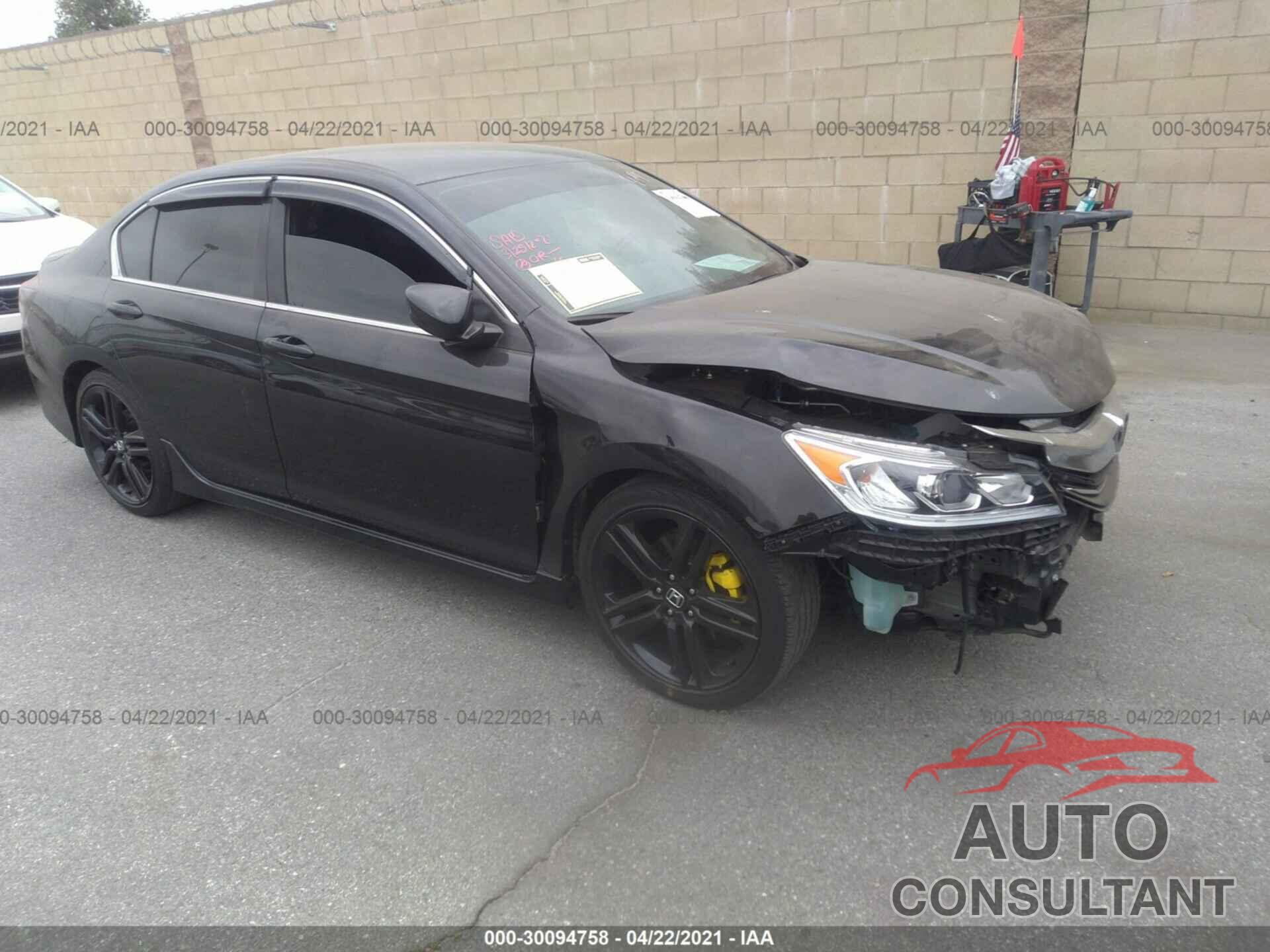 HONDA ACCORD SEDAN 2016 - 1HGCR2F51GA129906